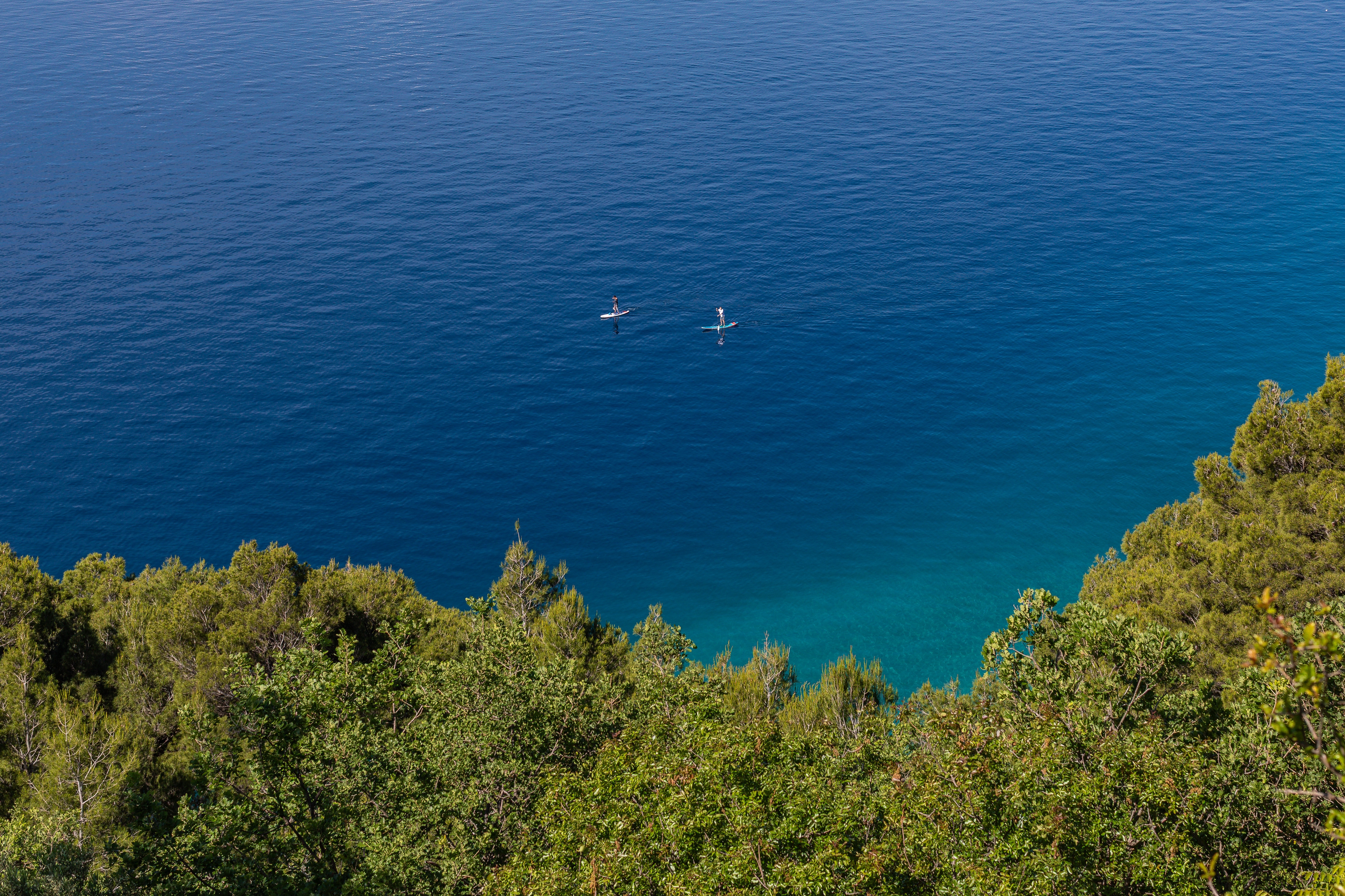 Two bedroom apartment with balcony and sea view Brela, Makarska  A-a