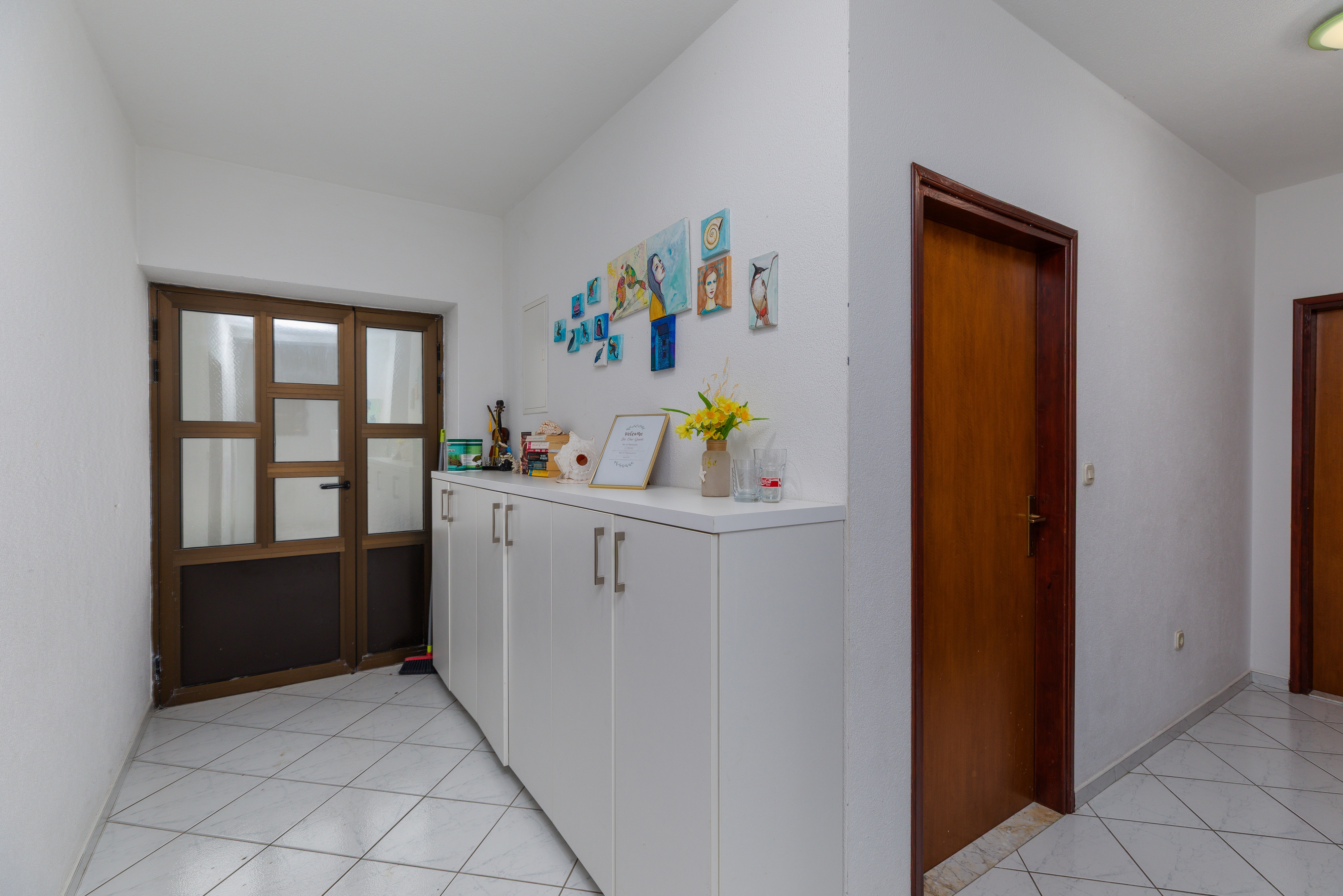 Two bedroom apartment with balcony and sea view Brela, Makarska  A-a