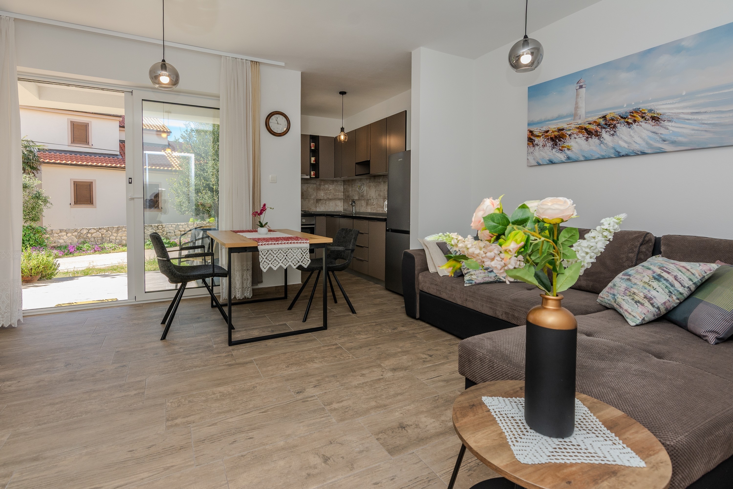 One bedroom apartment with terrace Vir (A-24432-a)