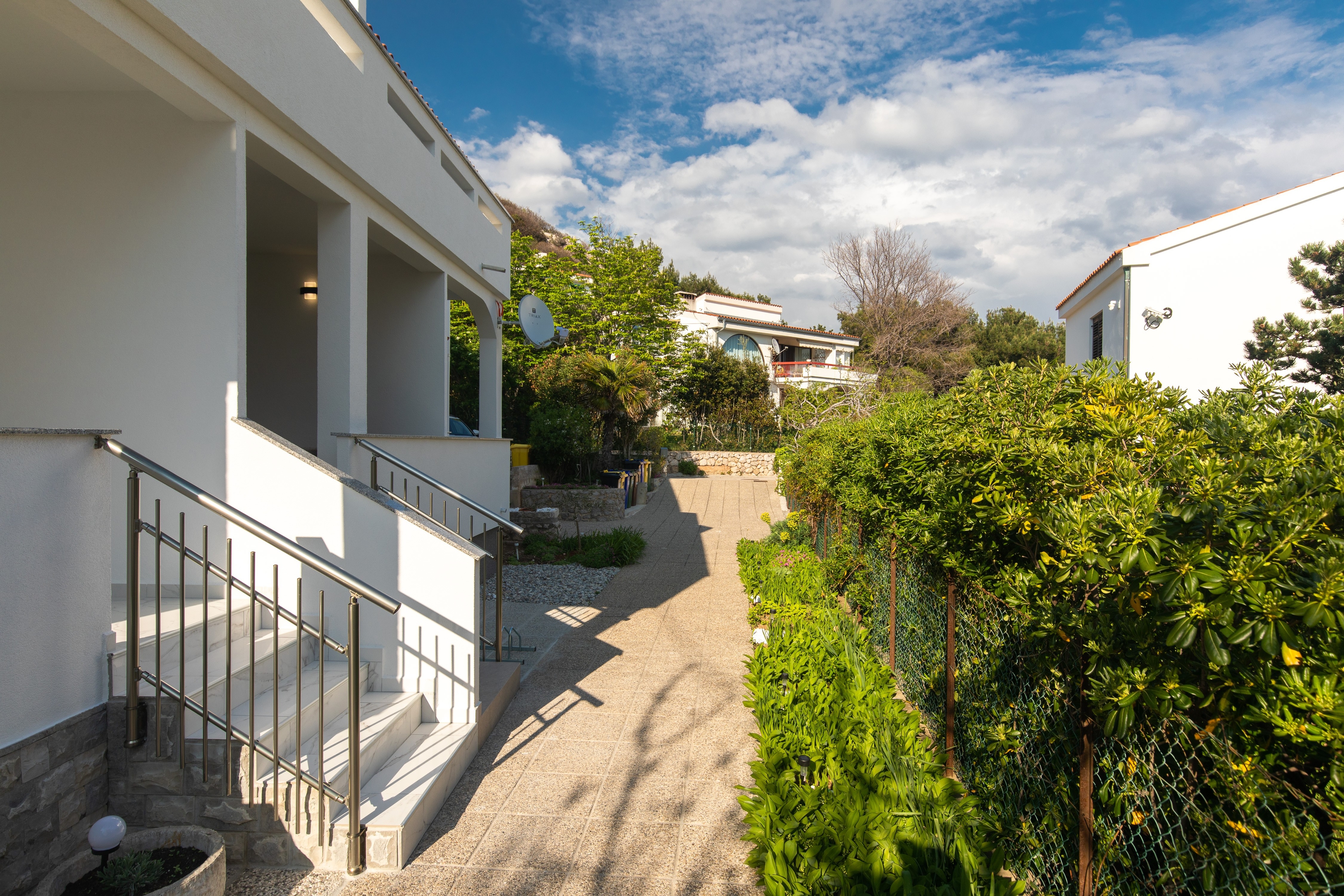 Studio flat with terrace Baška, Krk  AS-a