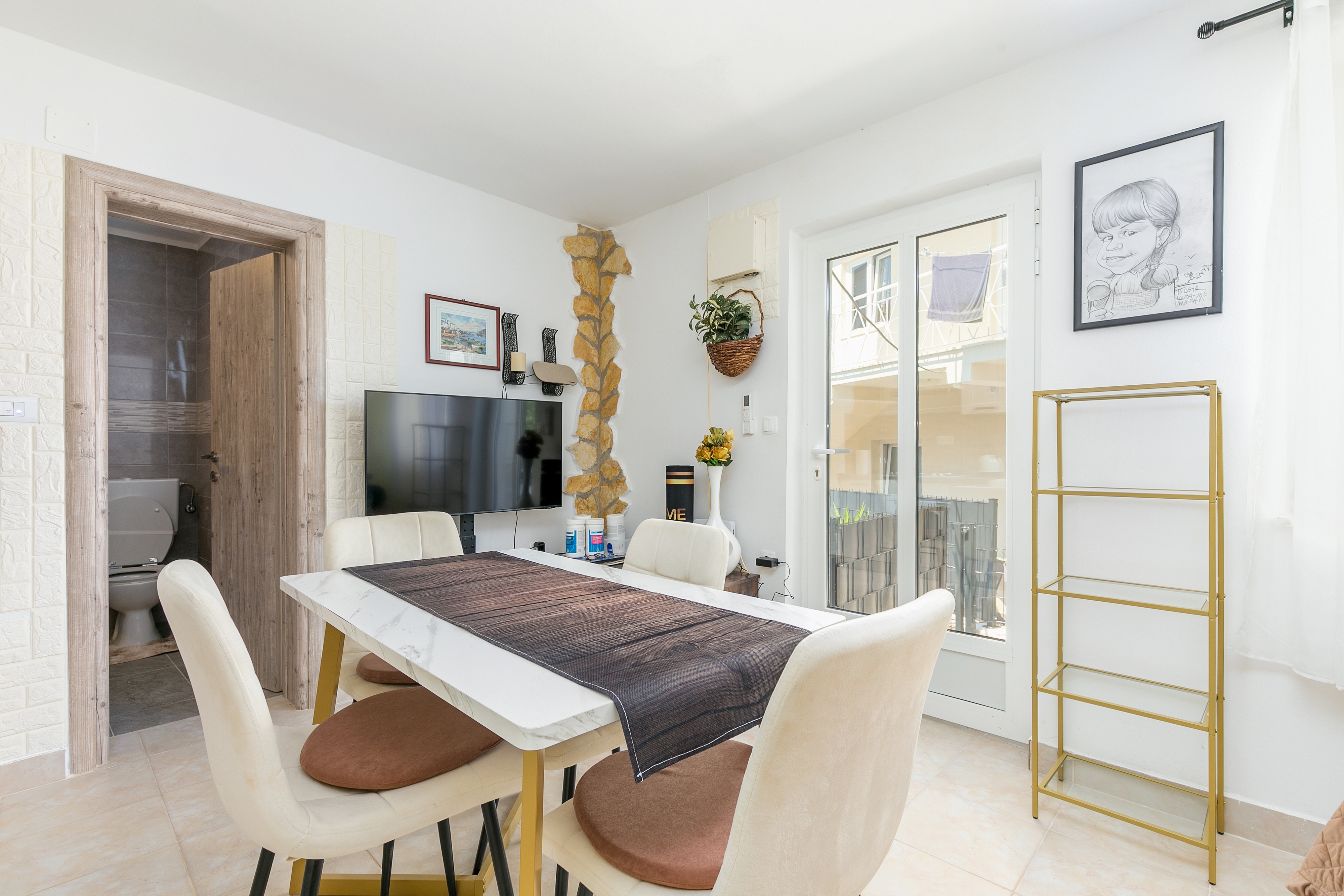 Two bedroom house with terrace Okrug Gornji, Čiovo  K