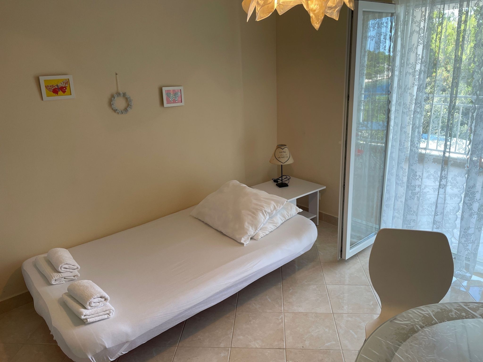One bedroom apartment with terrace and sea view Ražanj, Rogoznica (A-24488-a)