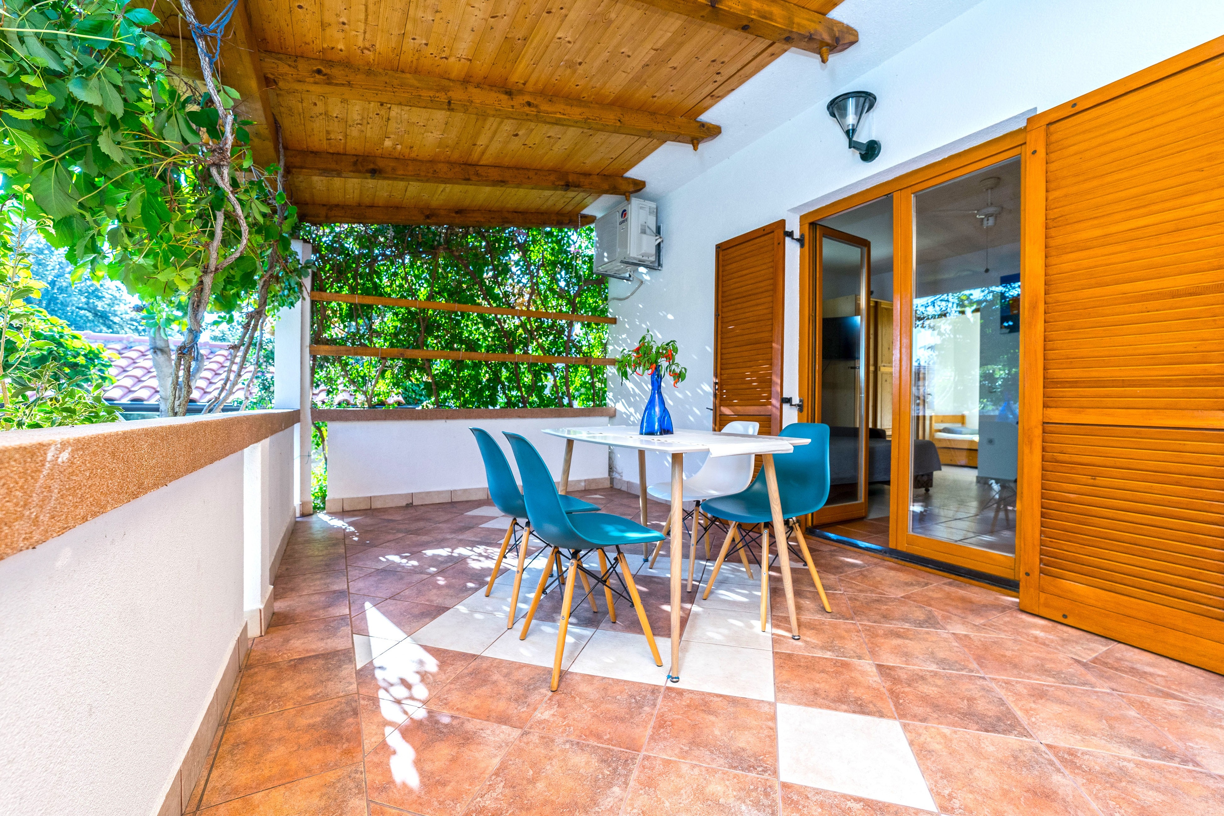 One bedroom apartment with terrace Mandre, Pag (A-24492-a)