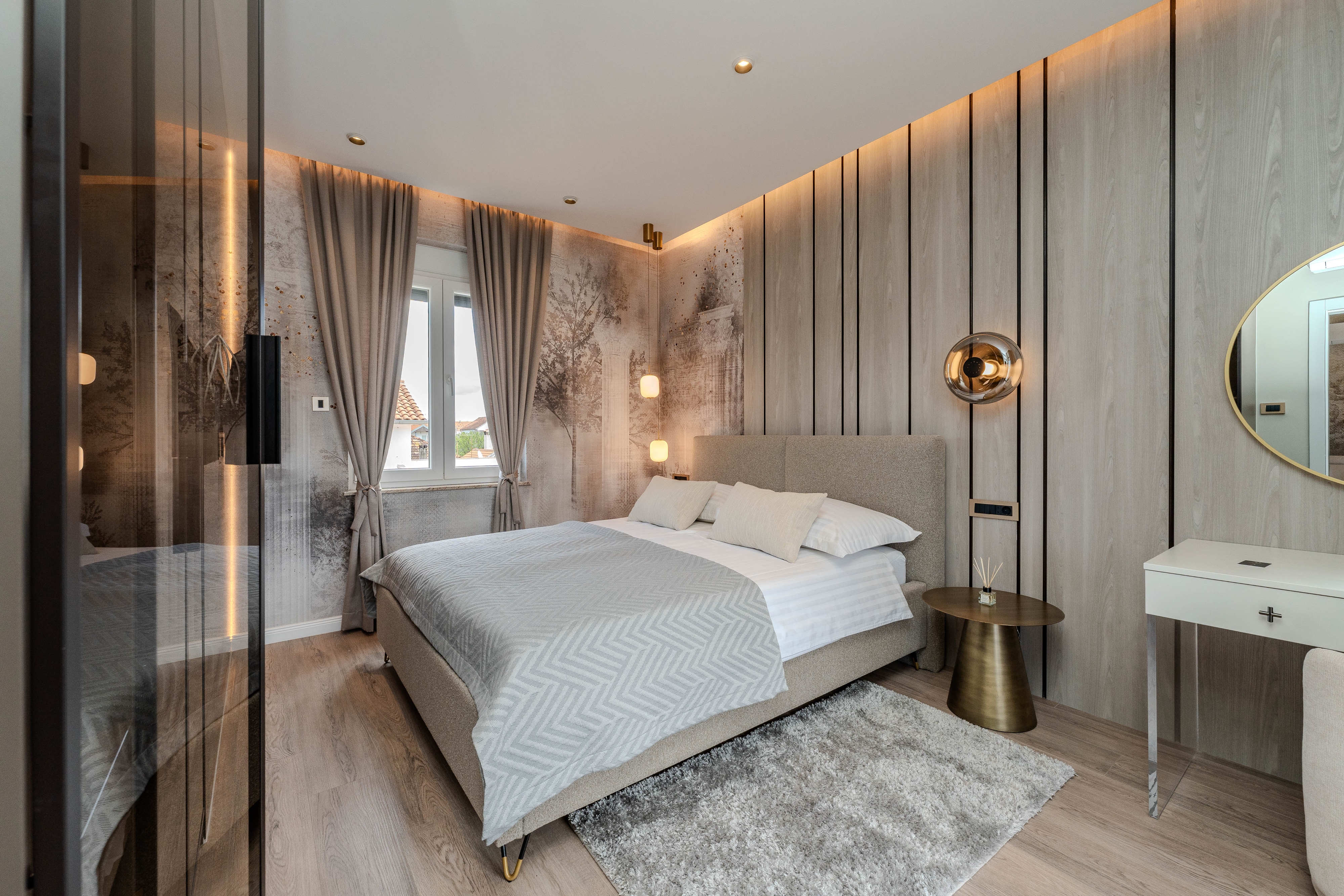 One bedroom apartment with balcony and sea view Sukošan, Zadar  A-a