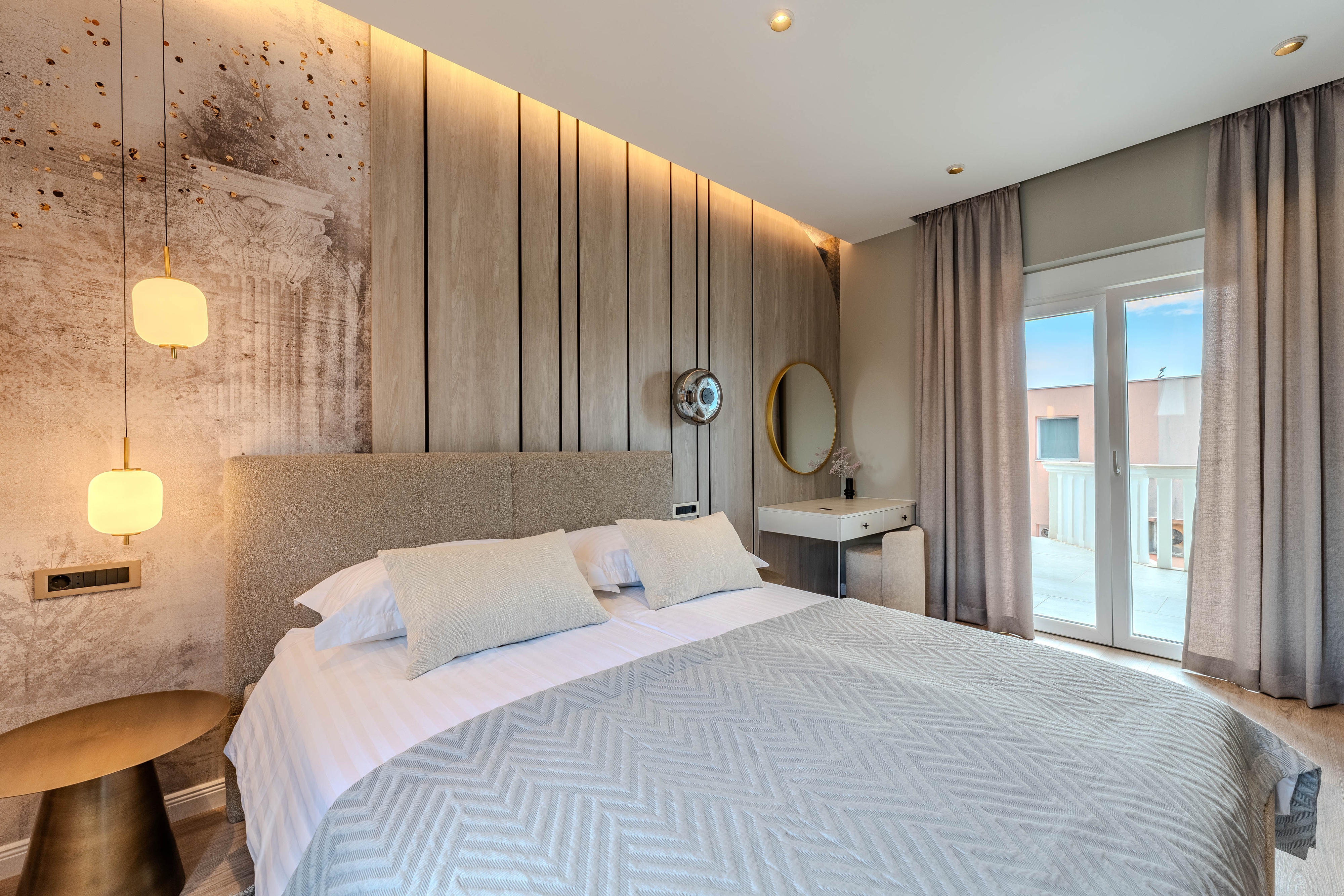 One bedroom apartment with balcony and sea view Sukošan, Zadar  A-a