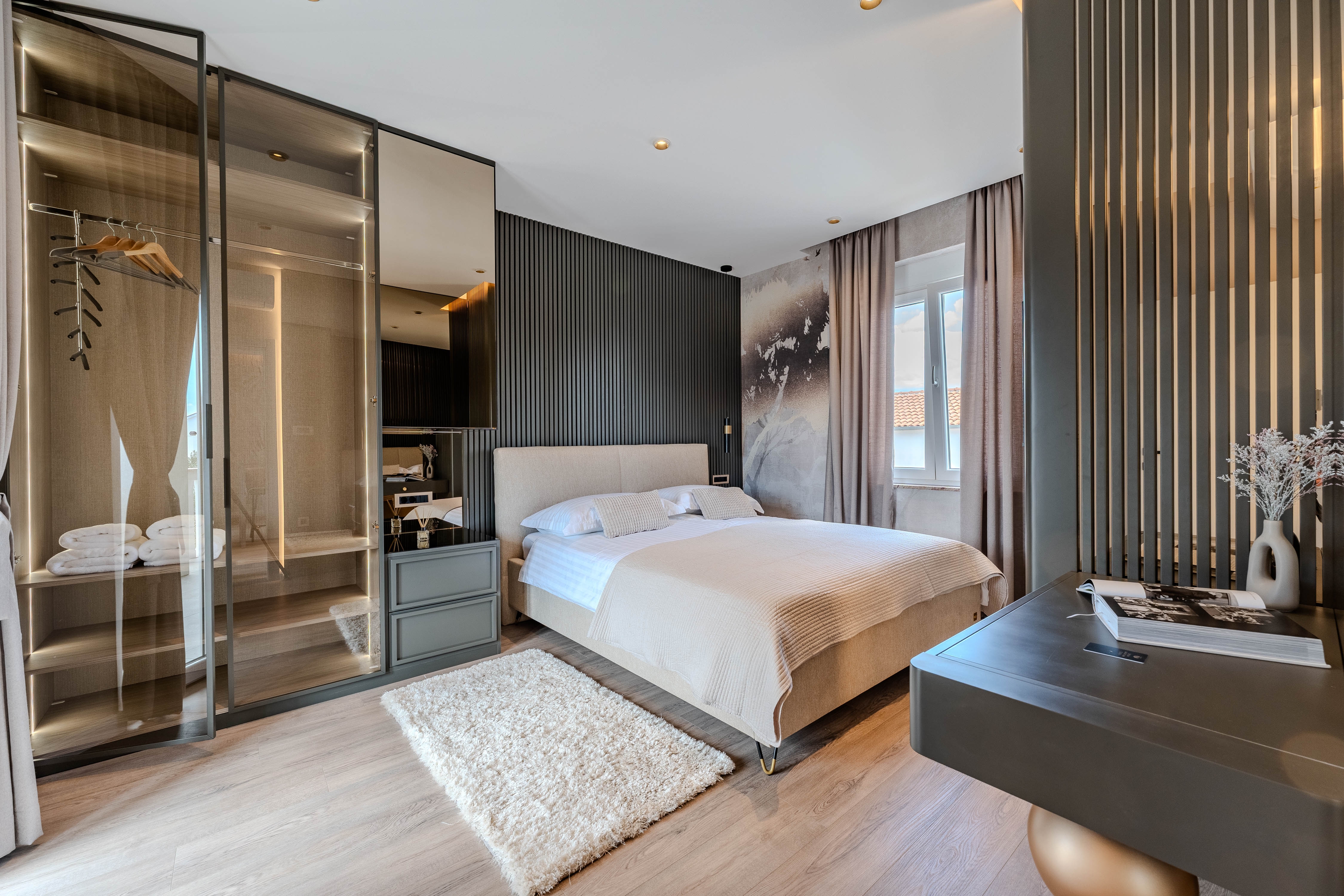 One bedroom apartment with balcony and sea view Sukošan, Zadar  A-b