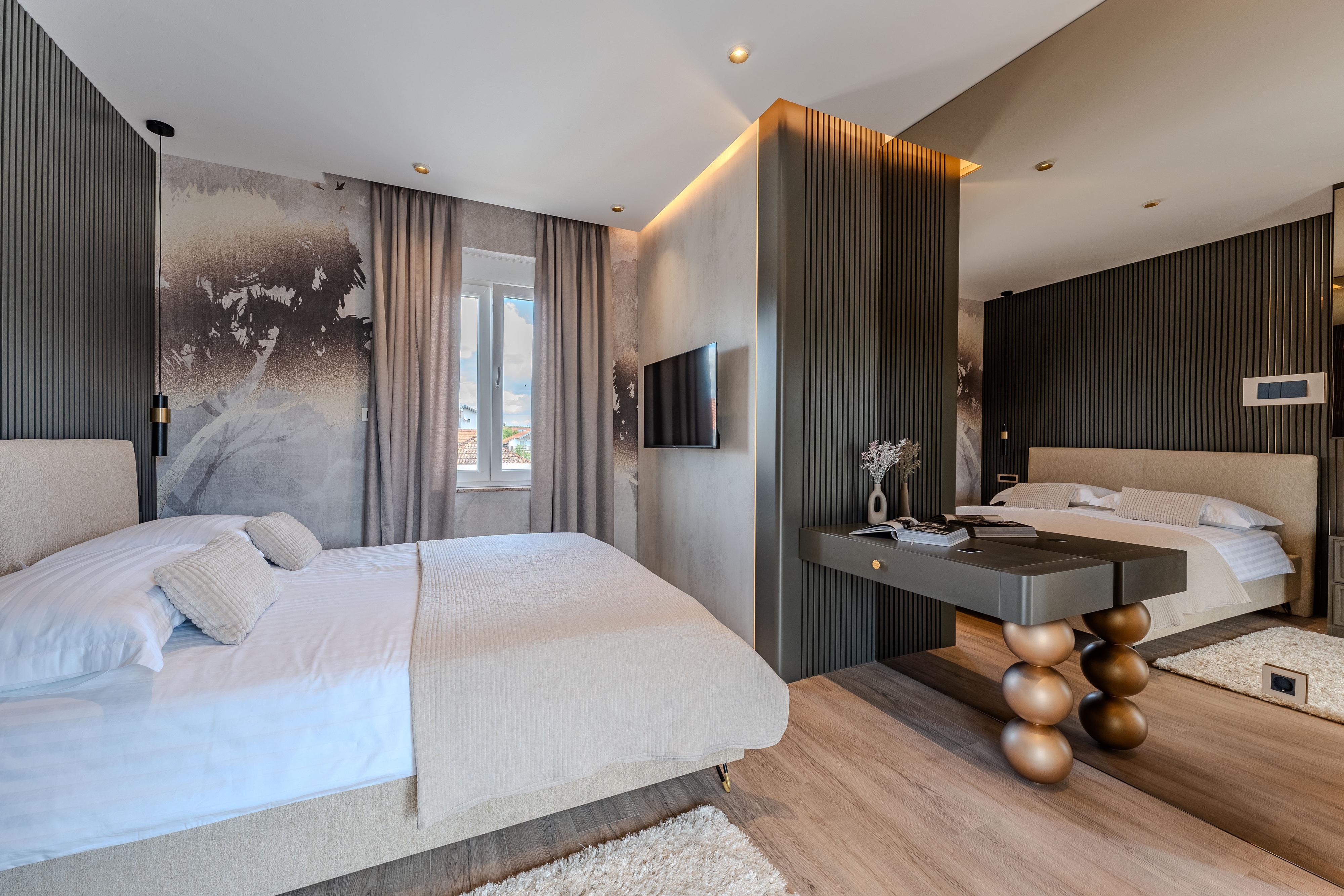 One bedroom apartment with balcony and sea view Sukošan, Zadar  A-b