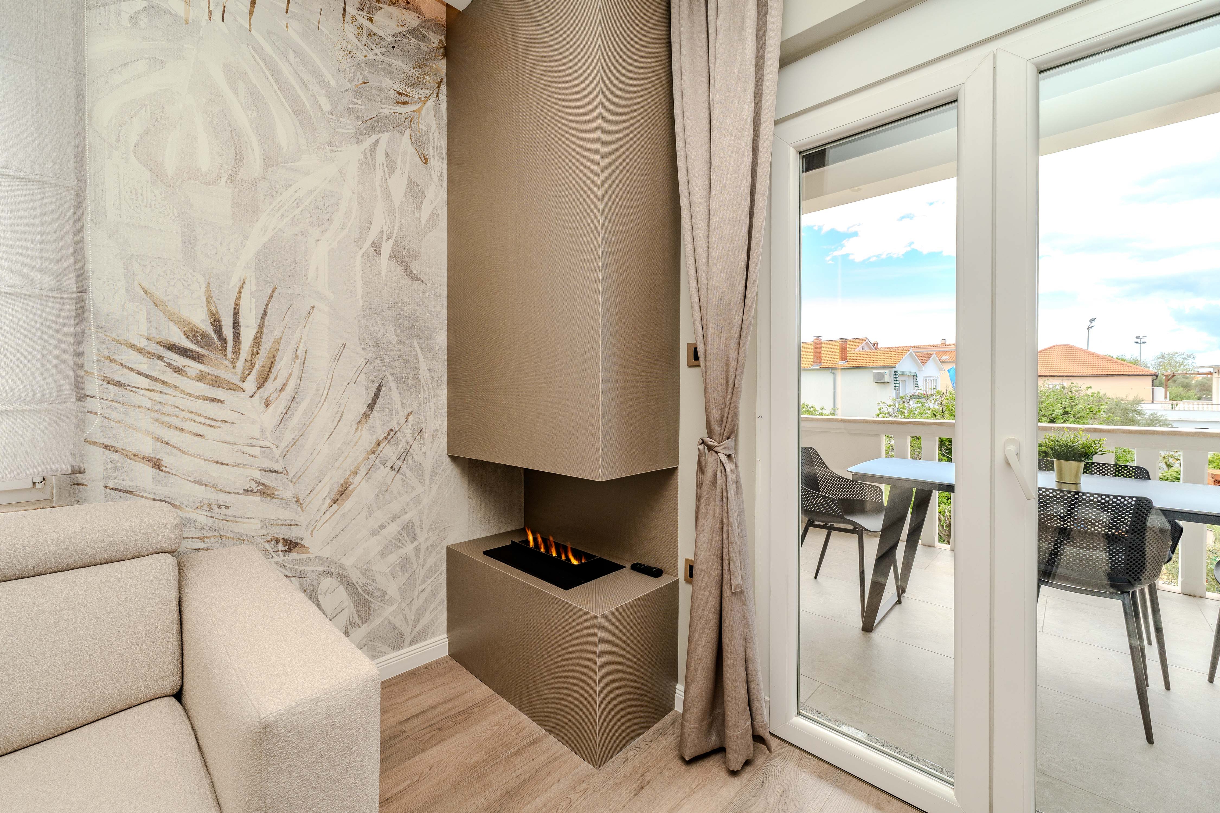 One bedroom apartment with balcony and sea view Sukošan, Zadar  A-b