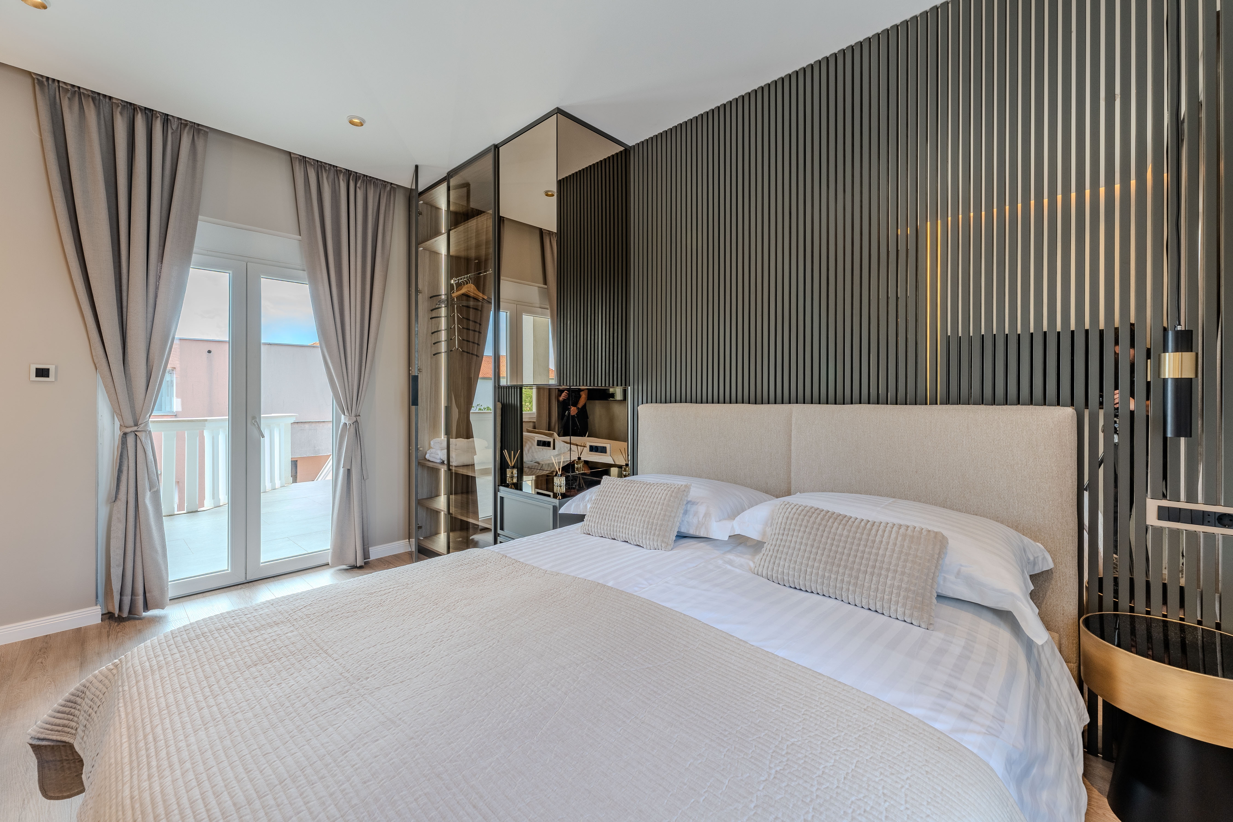 One bedroom apartment with balcony and sea view Sukošan, Zadar  A-d