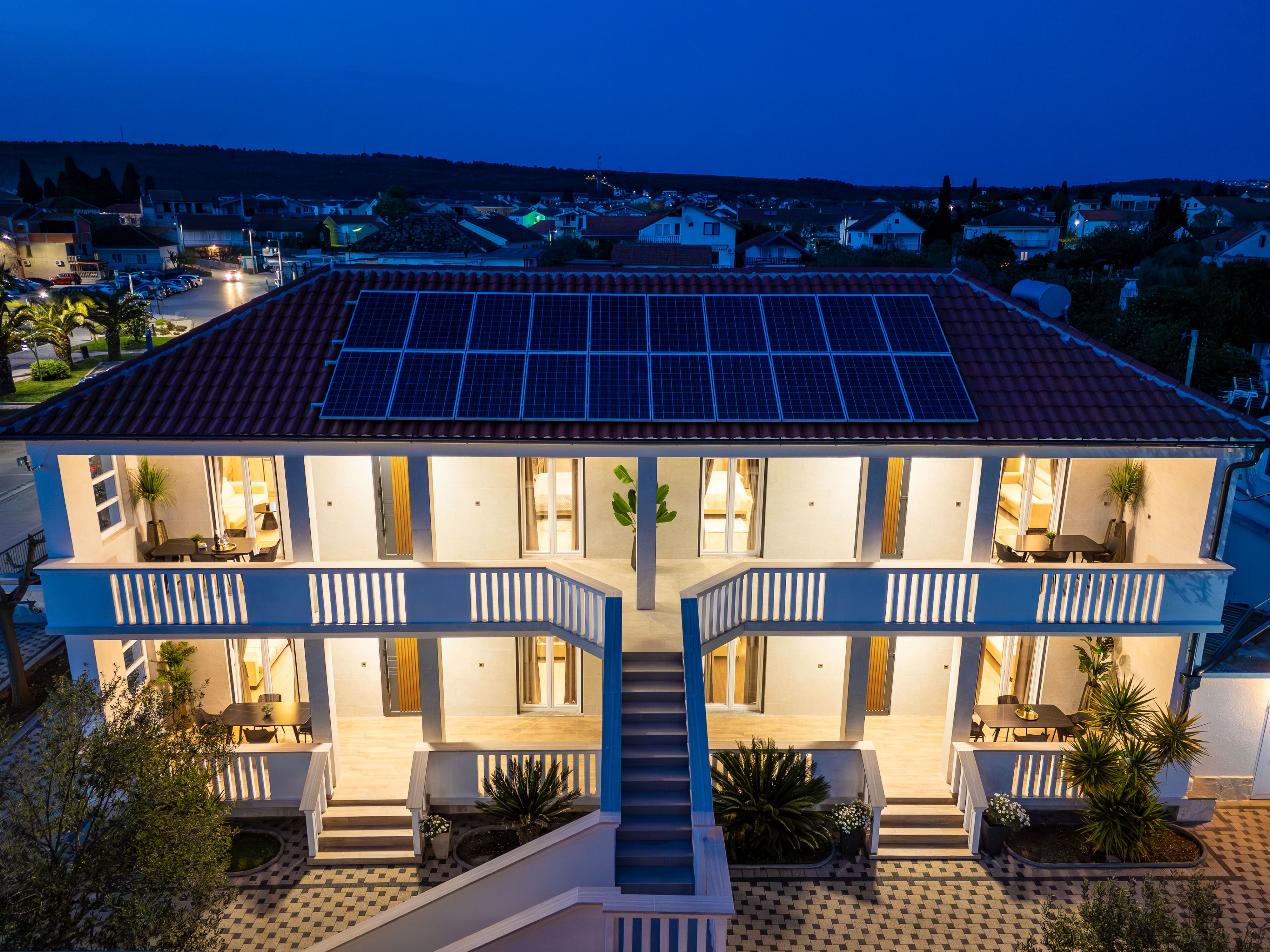 One bedroom apartment with balcony and sea view Sukošan, Zadar  A-d