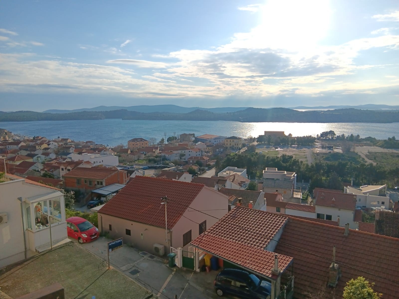 Enosobni apartma Z balkonom in pogledom na morje Šibenik  A-a