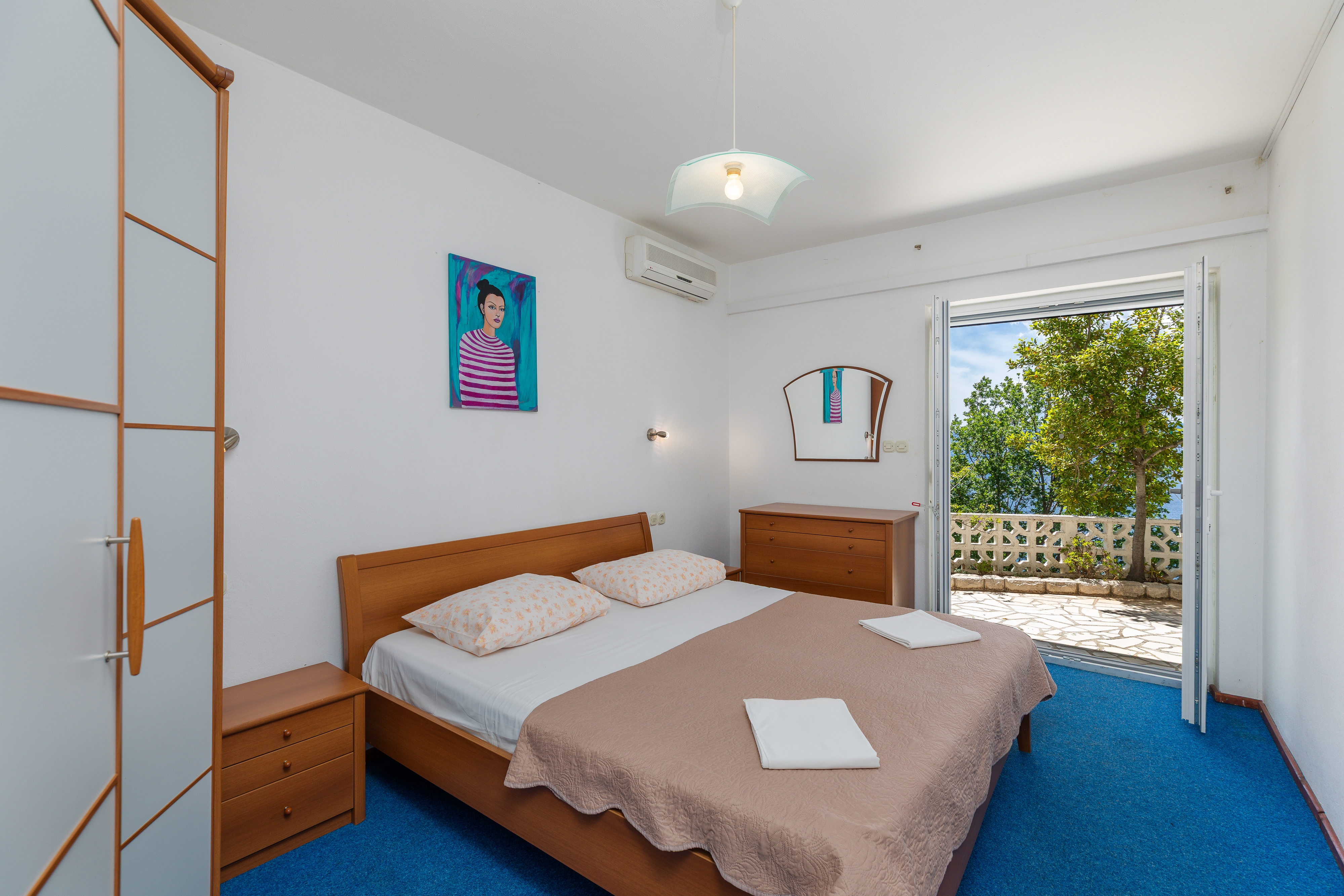 Two bedroom apartment with terrace and sea view Brela, Makarska  A-a