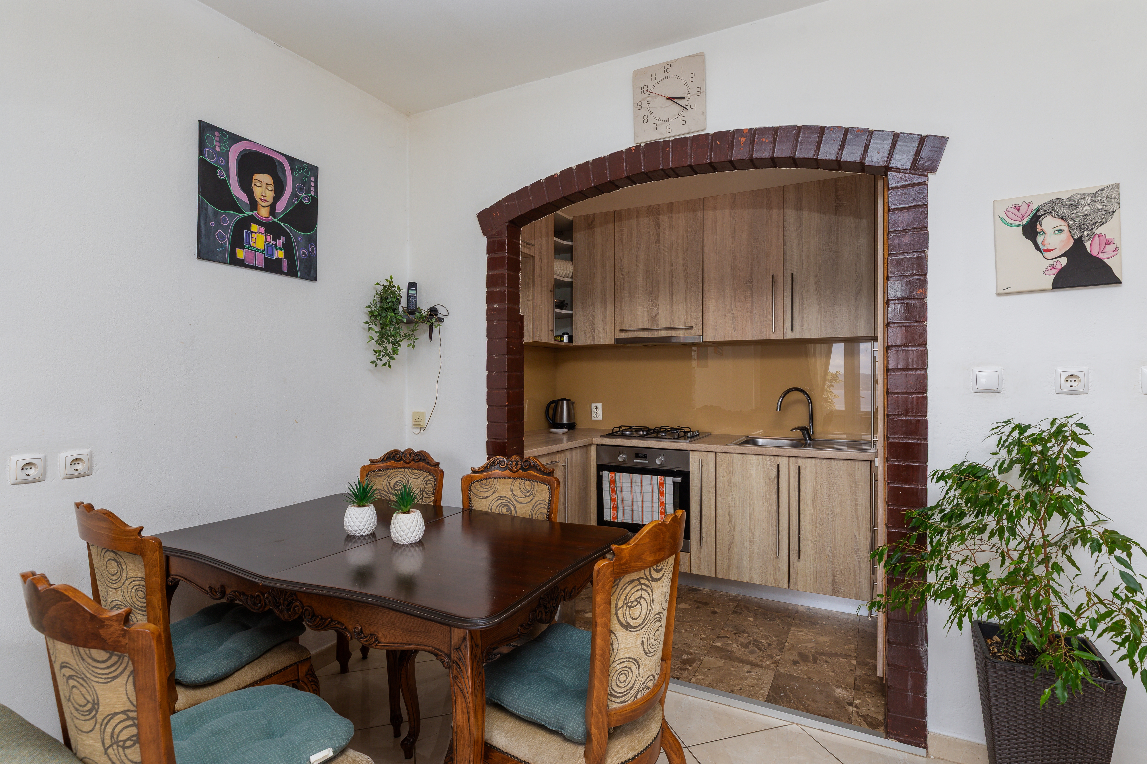 Two bedroom apartment with terrace and sea view Brela, Makarska  A-a