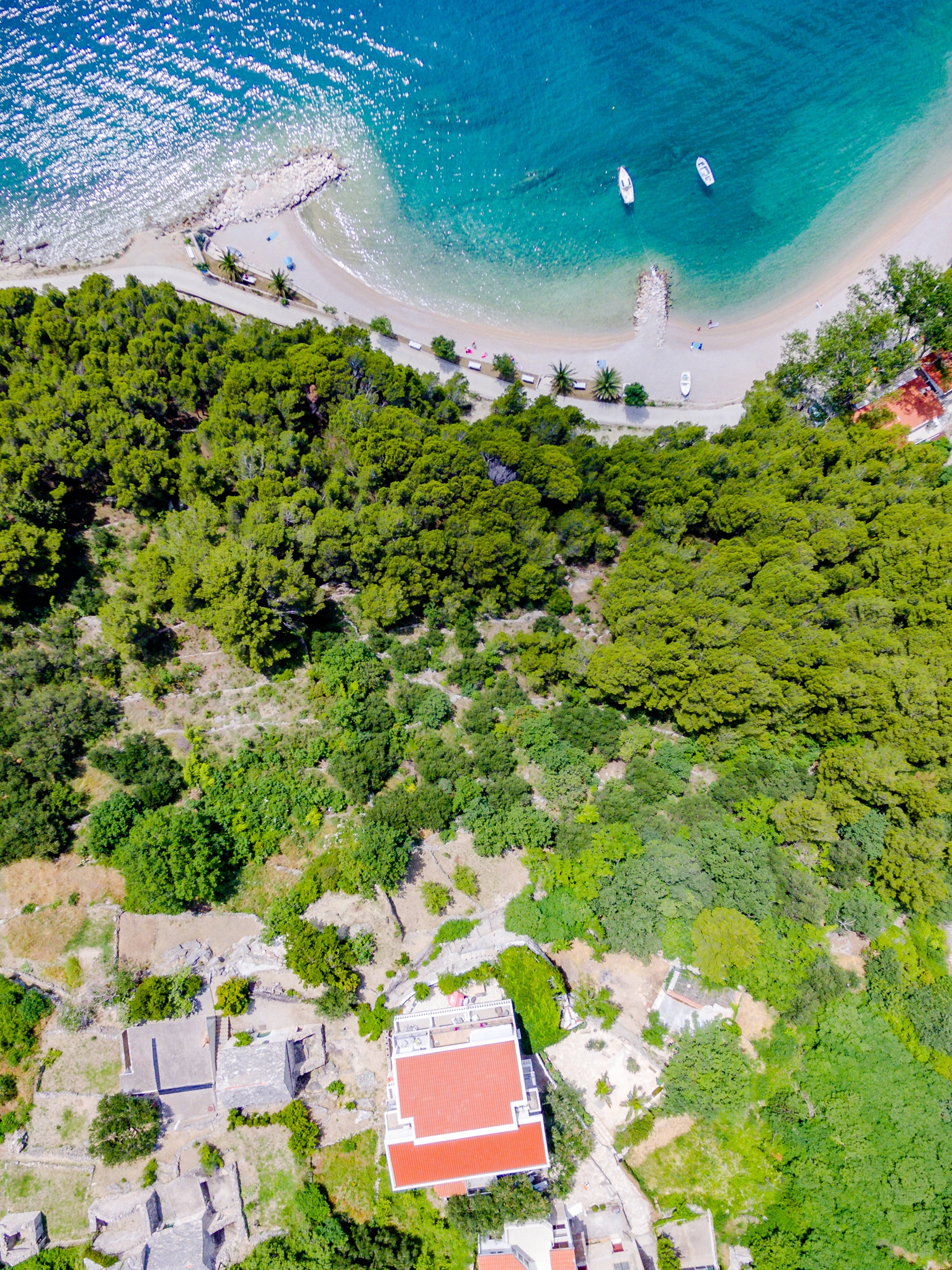 Two bedroom apartment with terrace and sea view Brela, Makarska  A-a