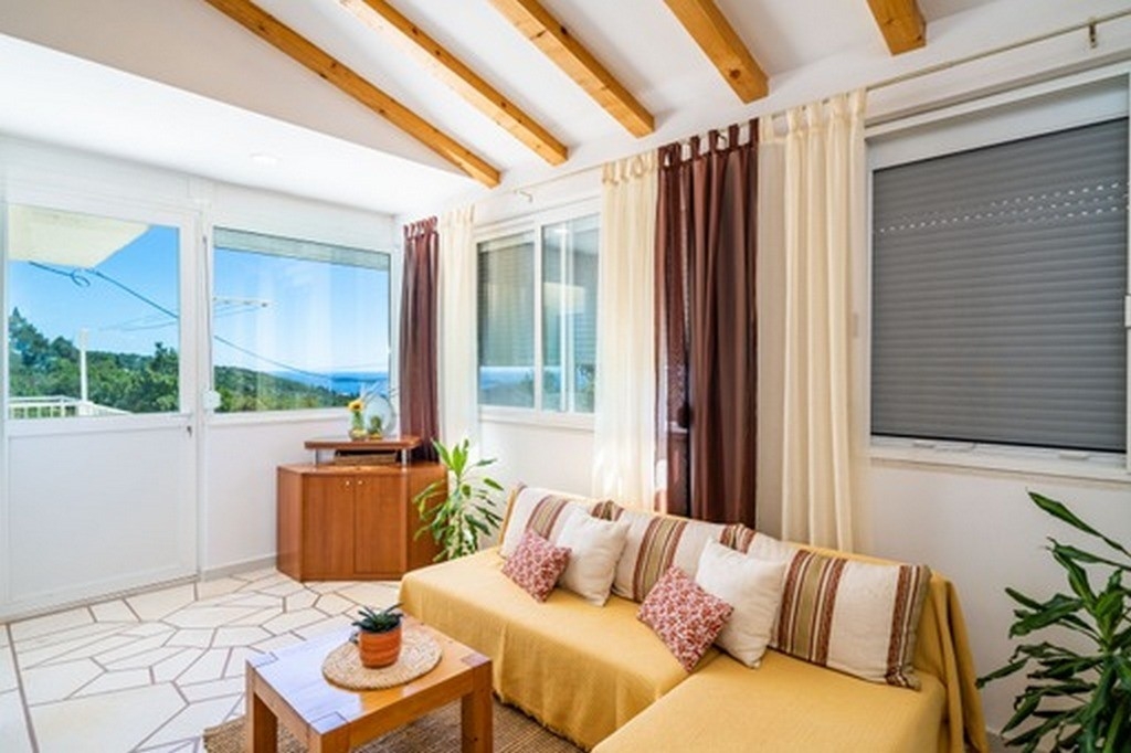 Two bedroom apartment with terrace and sea view Buići, Dubrovnik (A-24565-b)