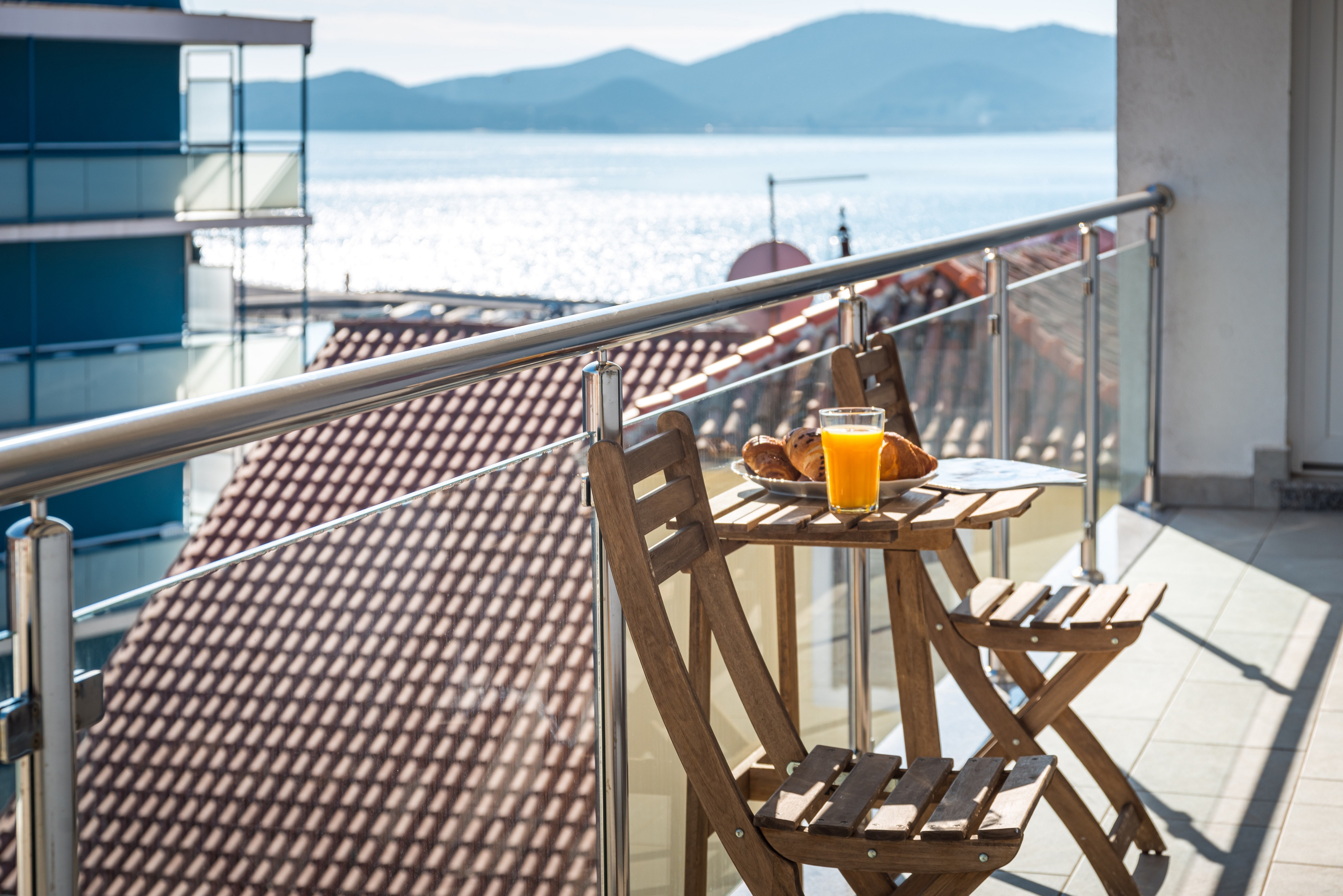 Two bedroom apartment with balcony and sea view Biograd na Moru, Biograd (A-24580-b)