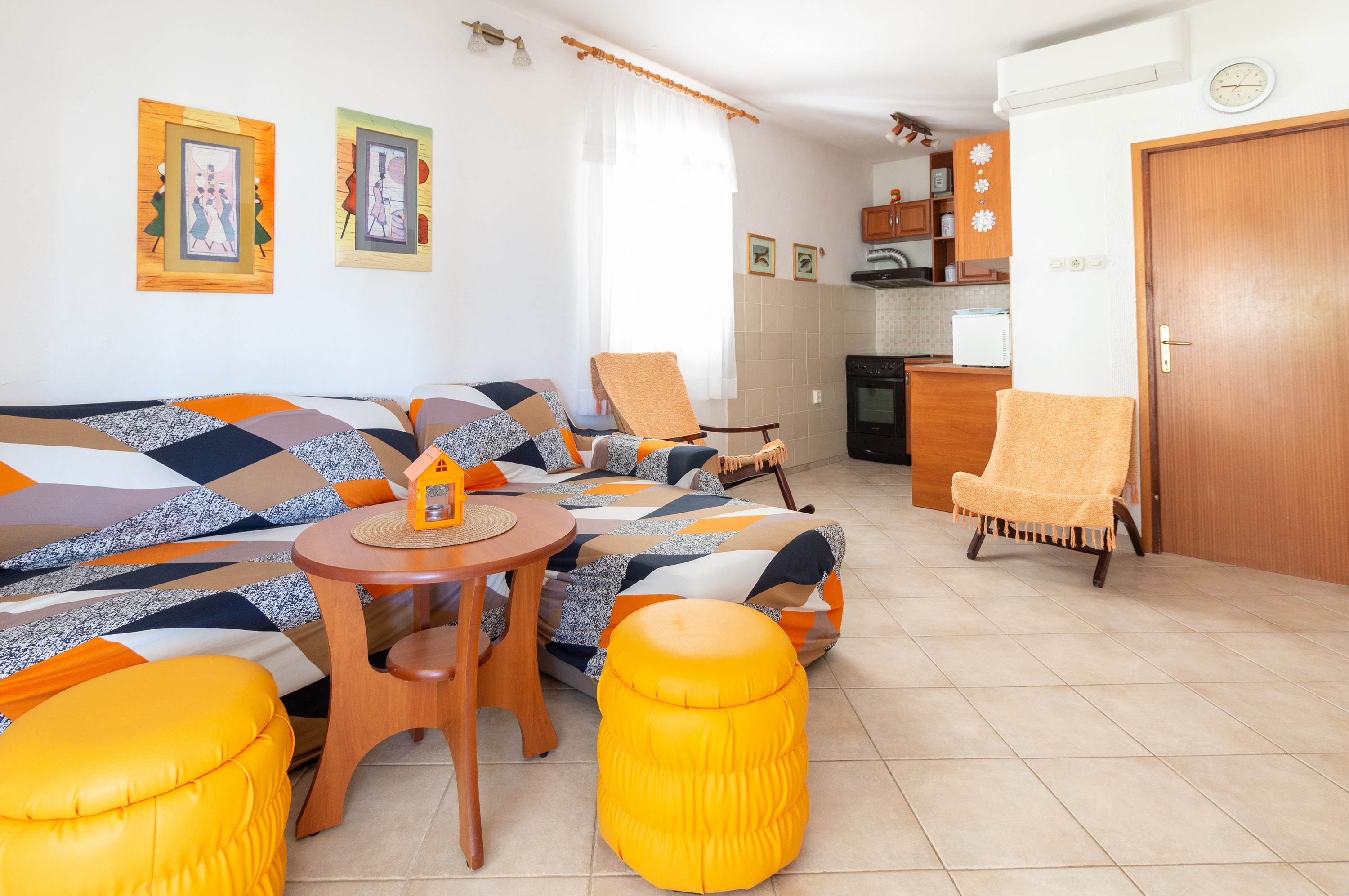 Two bedroom apartment with terrace Privlaka, Zadar (A-24582-a)