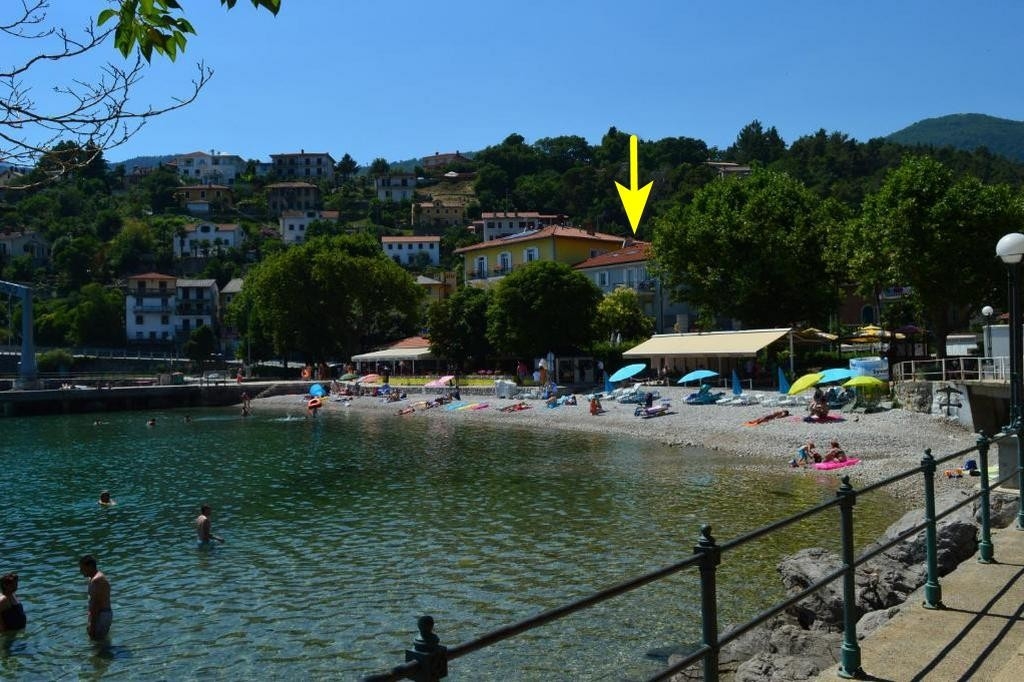 Studio apartman s balkonom i pogledom na more Ika, Opatija  AS-b