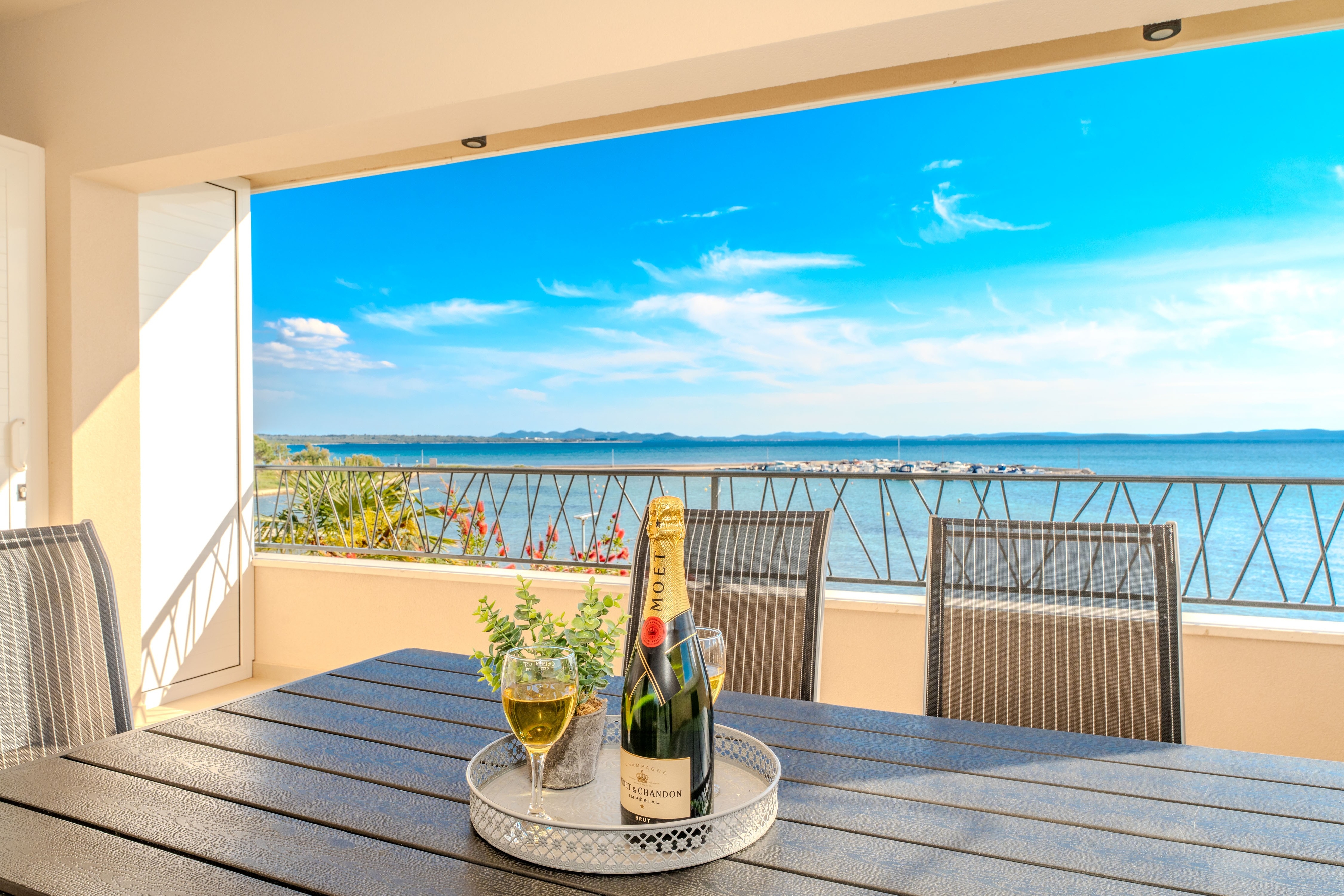 Two bedroom apartment near beach Privlaka, Zadar (A-24599-b)