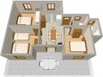Rogačić, План в размещении типа apartment, Домашние животные допускаются и WiFi.