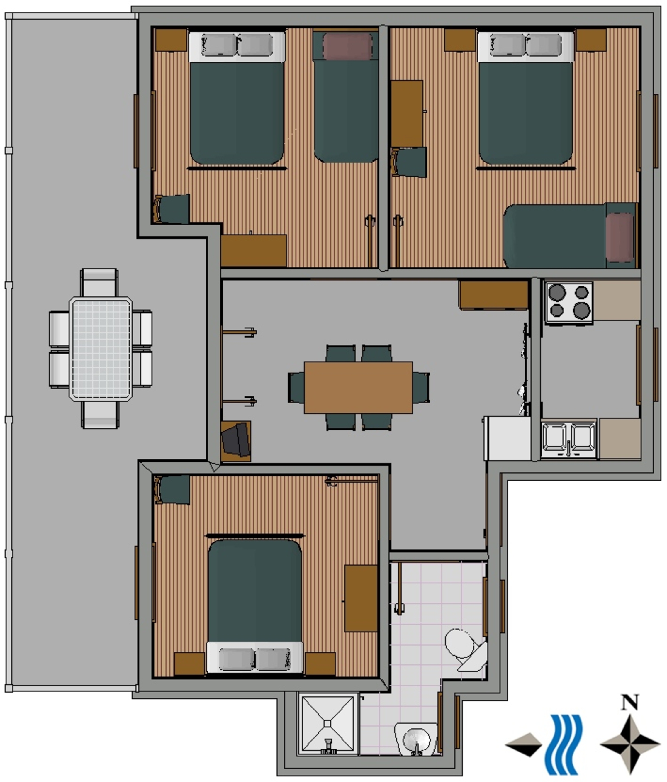 Three bedroom apartment near beach Cove Rogačić, Vis  A-a