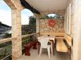 Terrace Rogačić, Terrace in the apartment, with a sea view, (pet friendly) and WiFi.