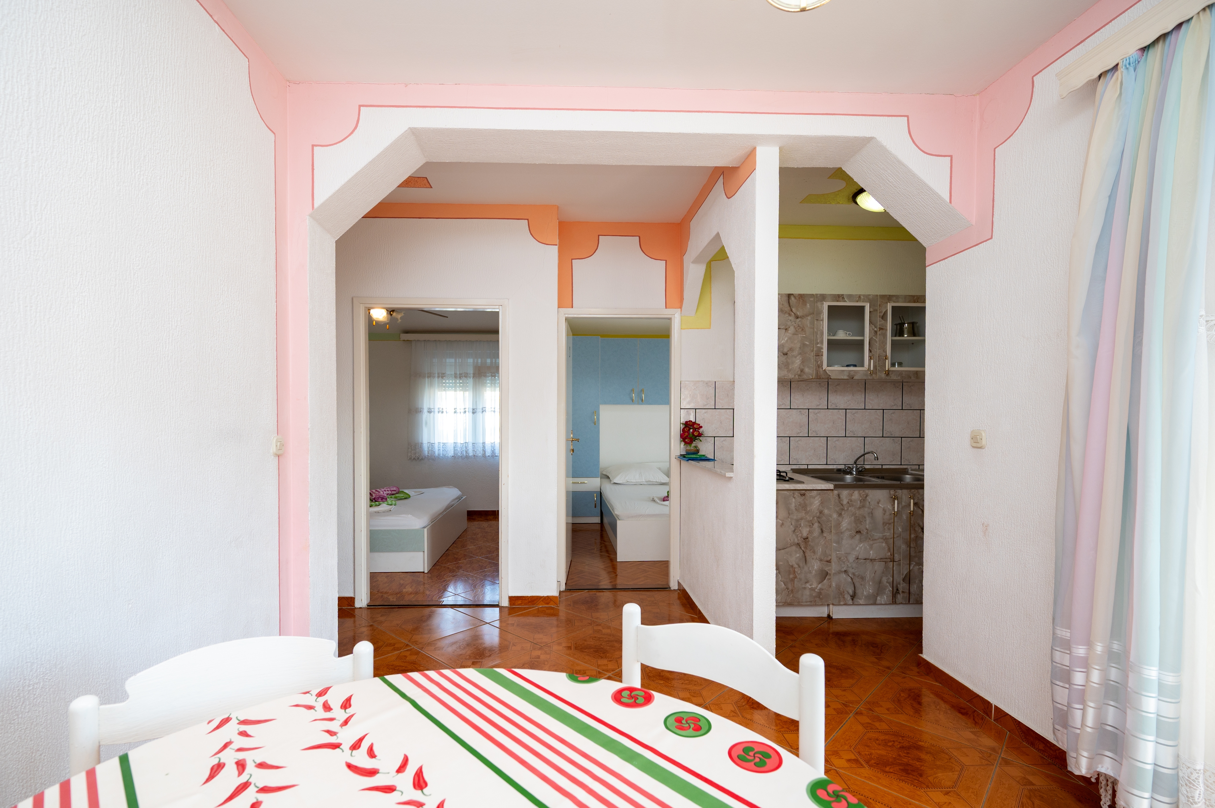 Three bedroom apartment with terrace and sea view Sukošan, Zadar  A-a