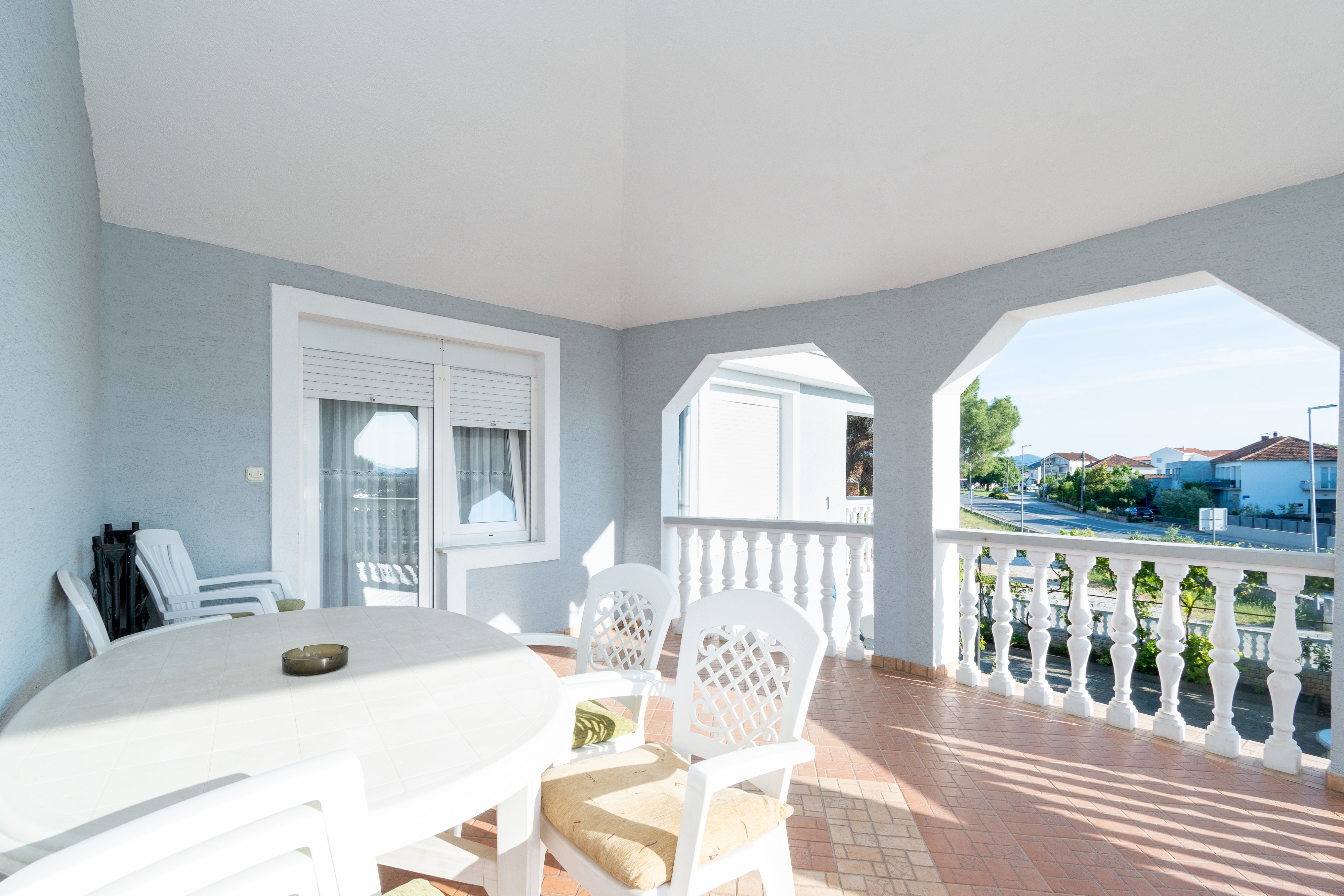 Three bedroom apartment with terrace and sea view Sukošan, Zadar  A-b