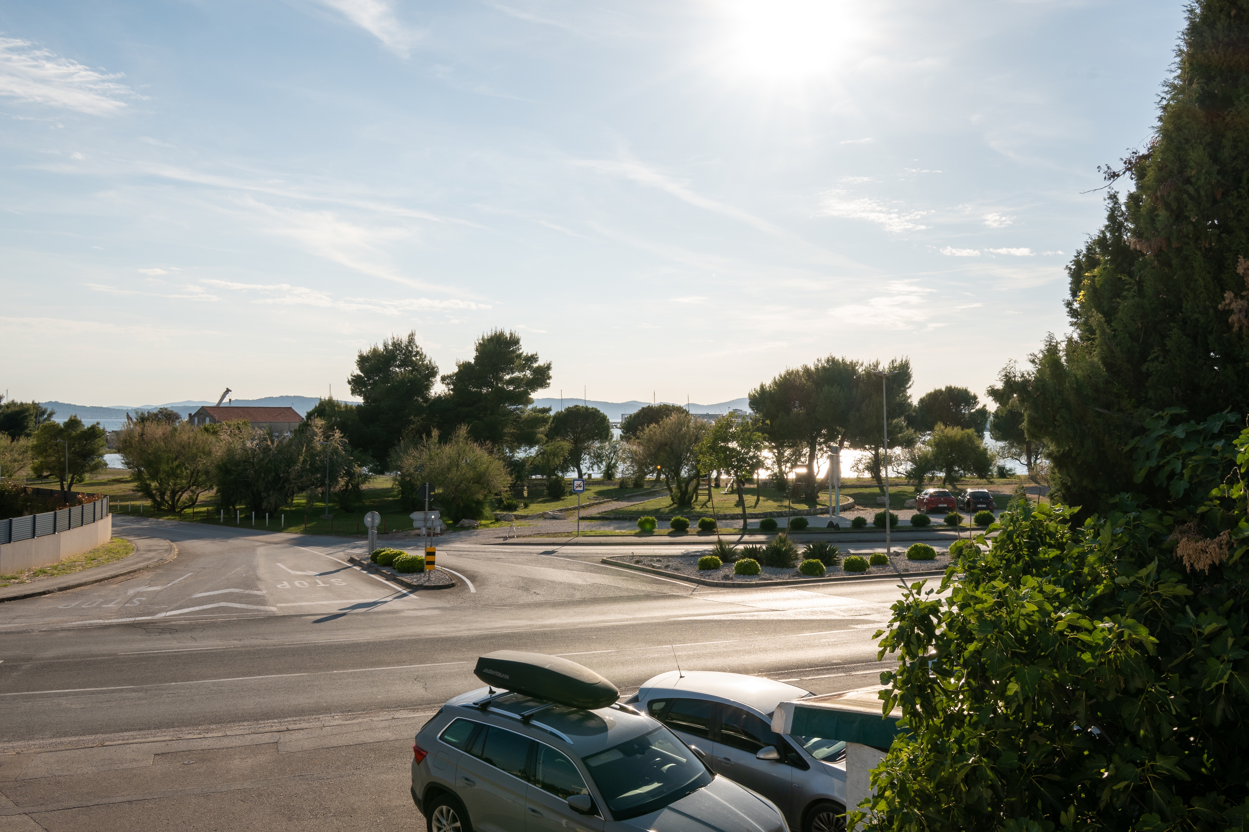 Three bedroom apartment with terrace and sea view Sukošan, Zadar  A-b