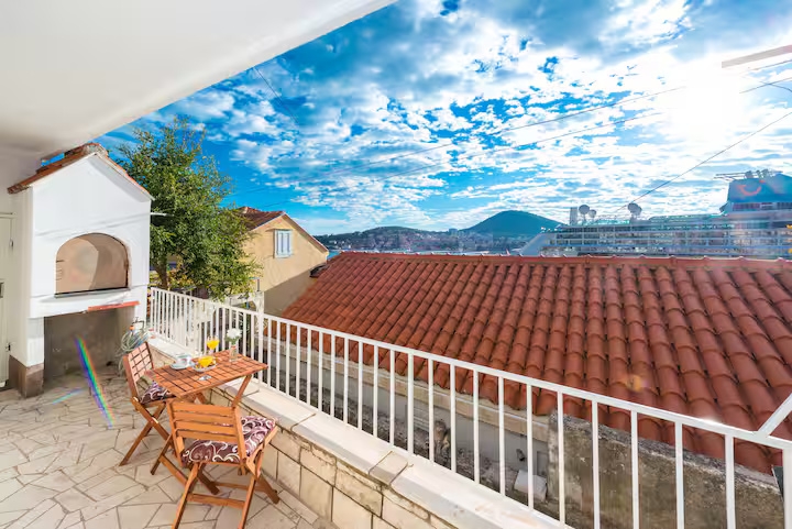 One bedroom apartment with terrace and sea view Dubrovnik  A-a