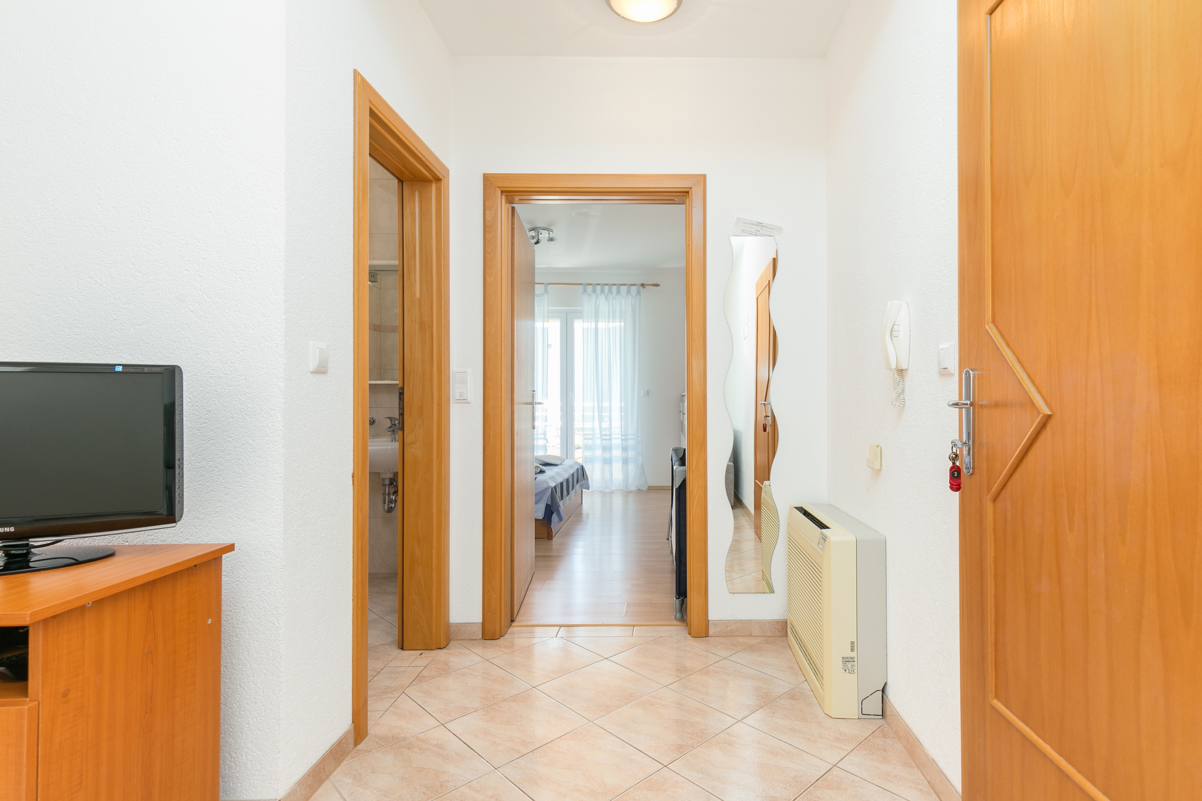 Jednosobni apartman s balkonom Tučepi, Makarska  A-a