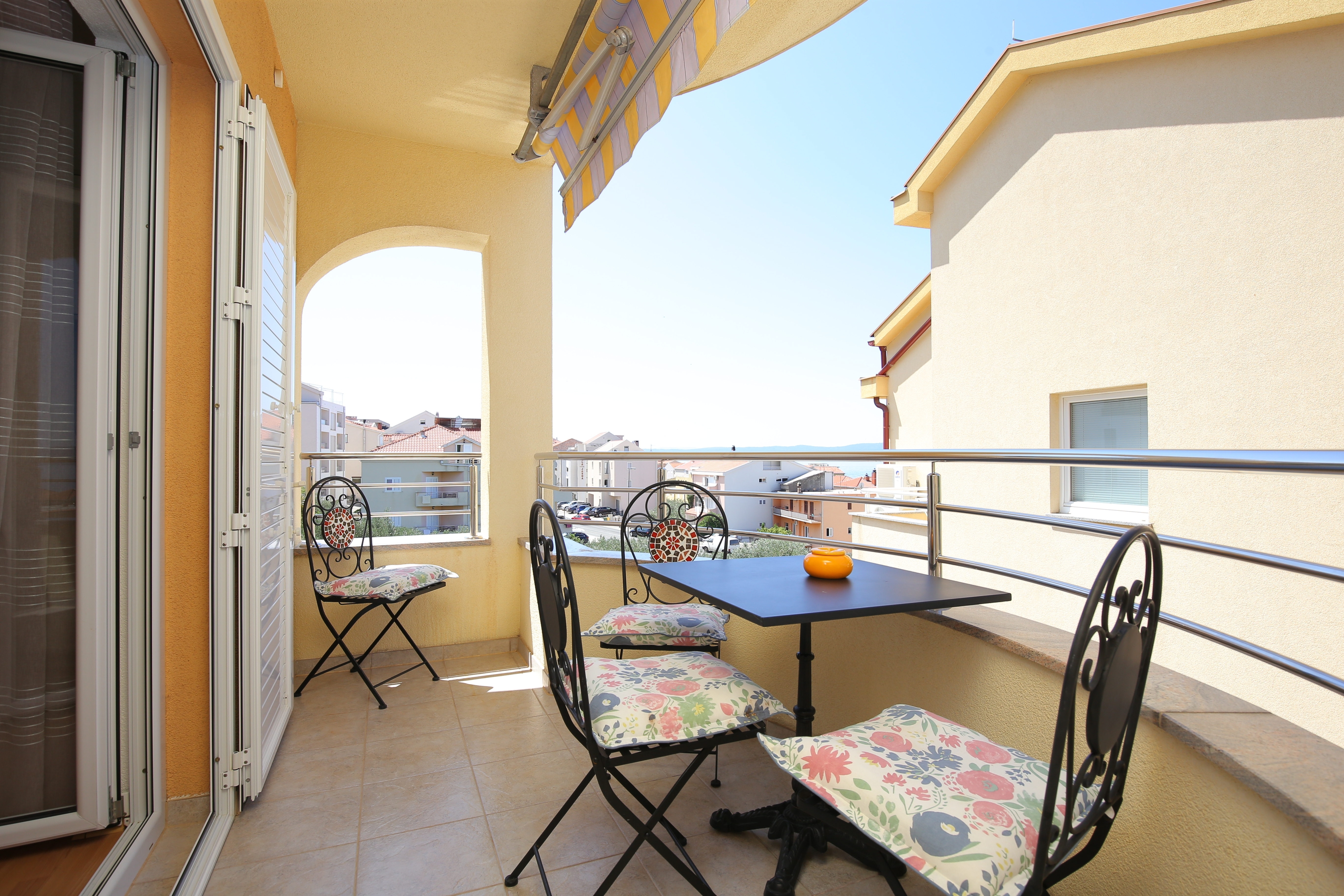 Studio apartman s balkonom i pogledom na more Tučepi, Makarska  AS-b