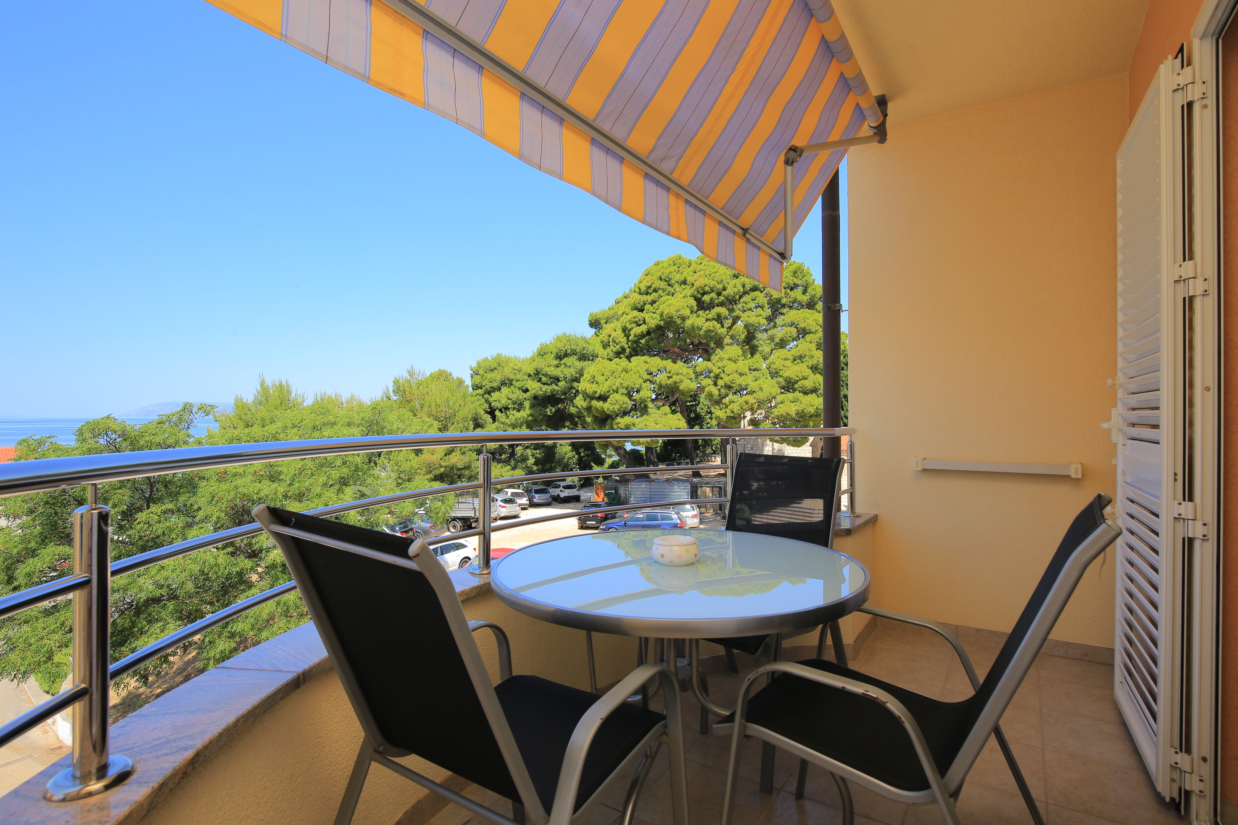 Studio apartman s balkonom i pogledom na more Tučepi, Makarska  AS-c