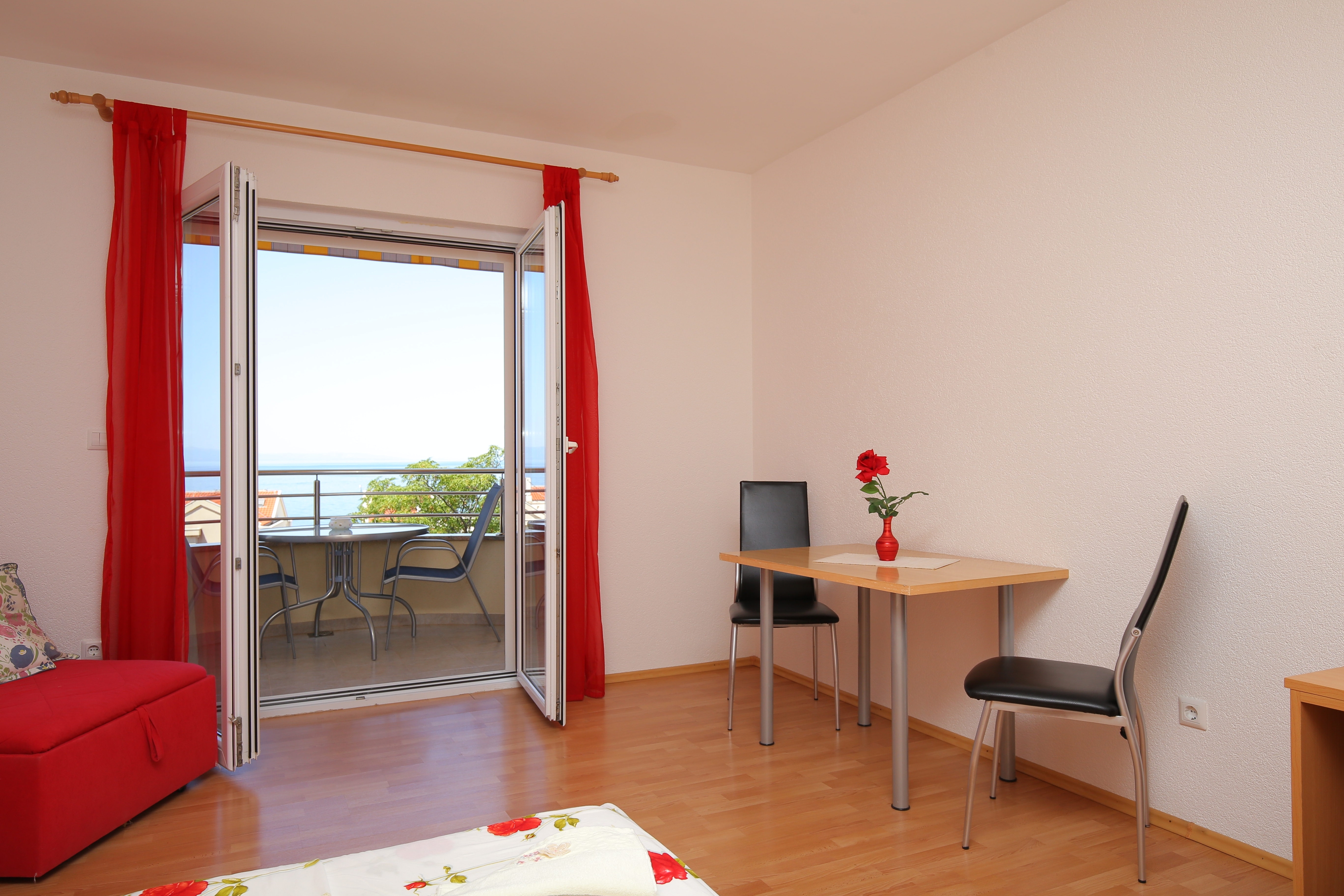 Studio apartman s balkonom i pogledom na more Tučepi, Makarska  AS-c