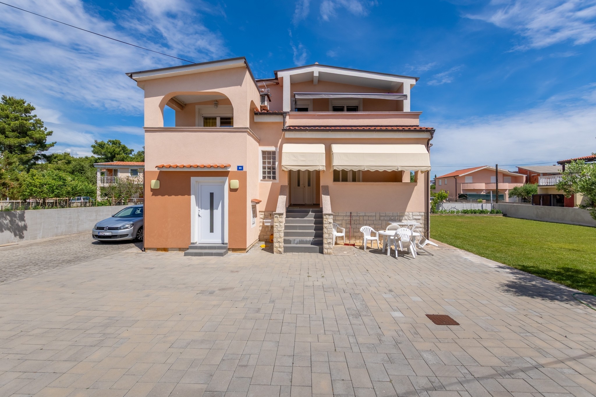 Jednosobni apartman s balkonom Vir  A-b