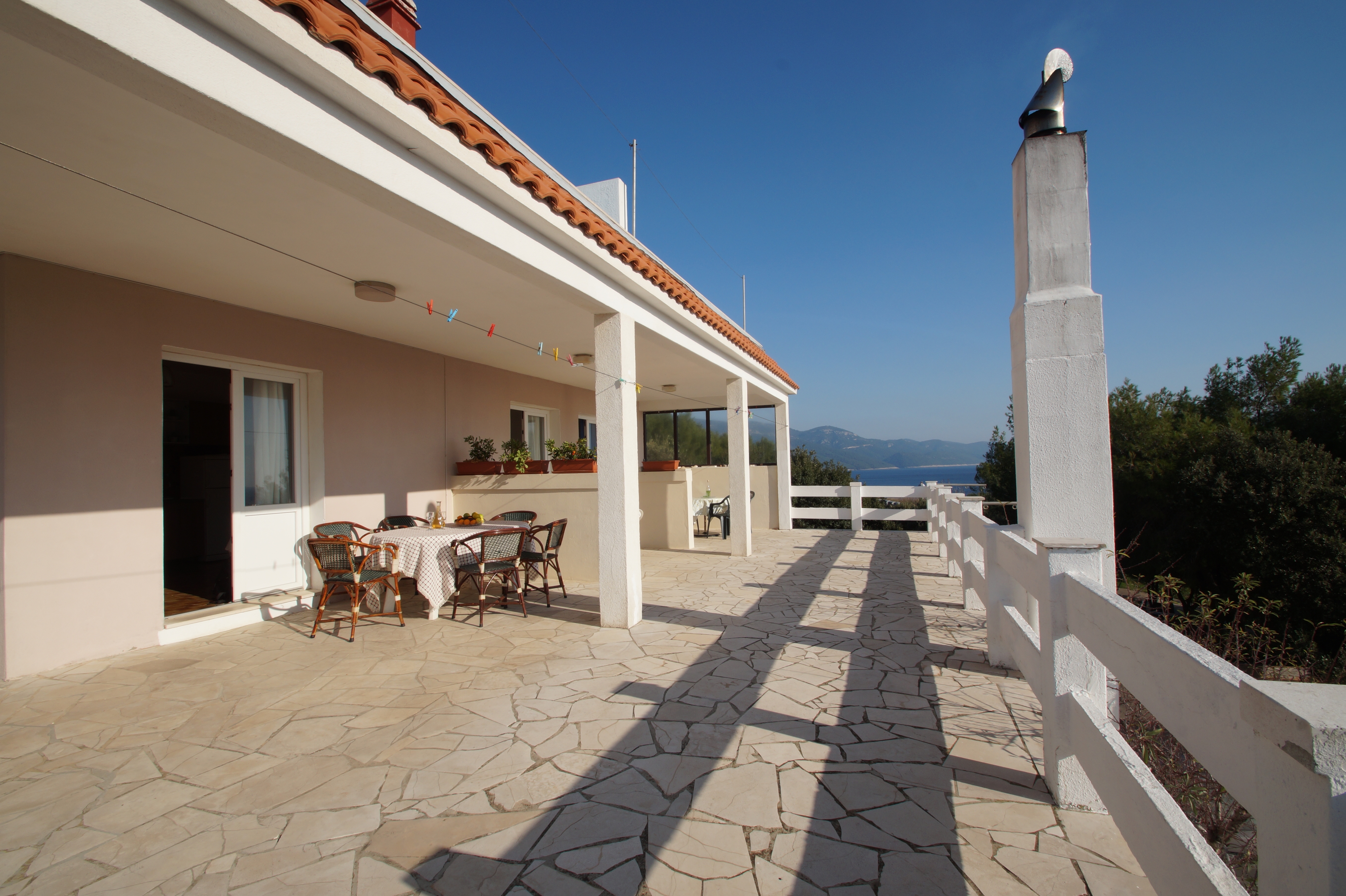 Two bedroom apartment with terrace and sea view Zavalatica, Korčula (A-247-b)