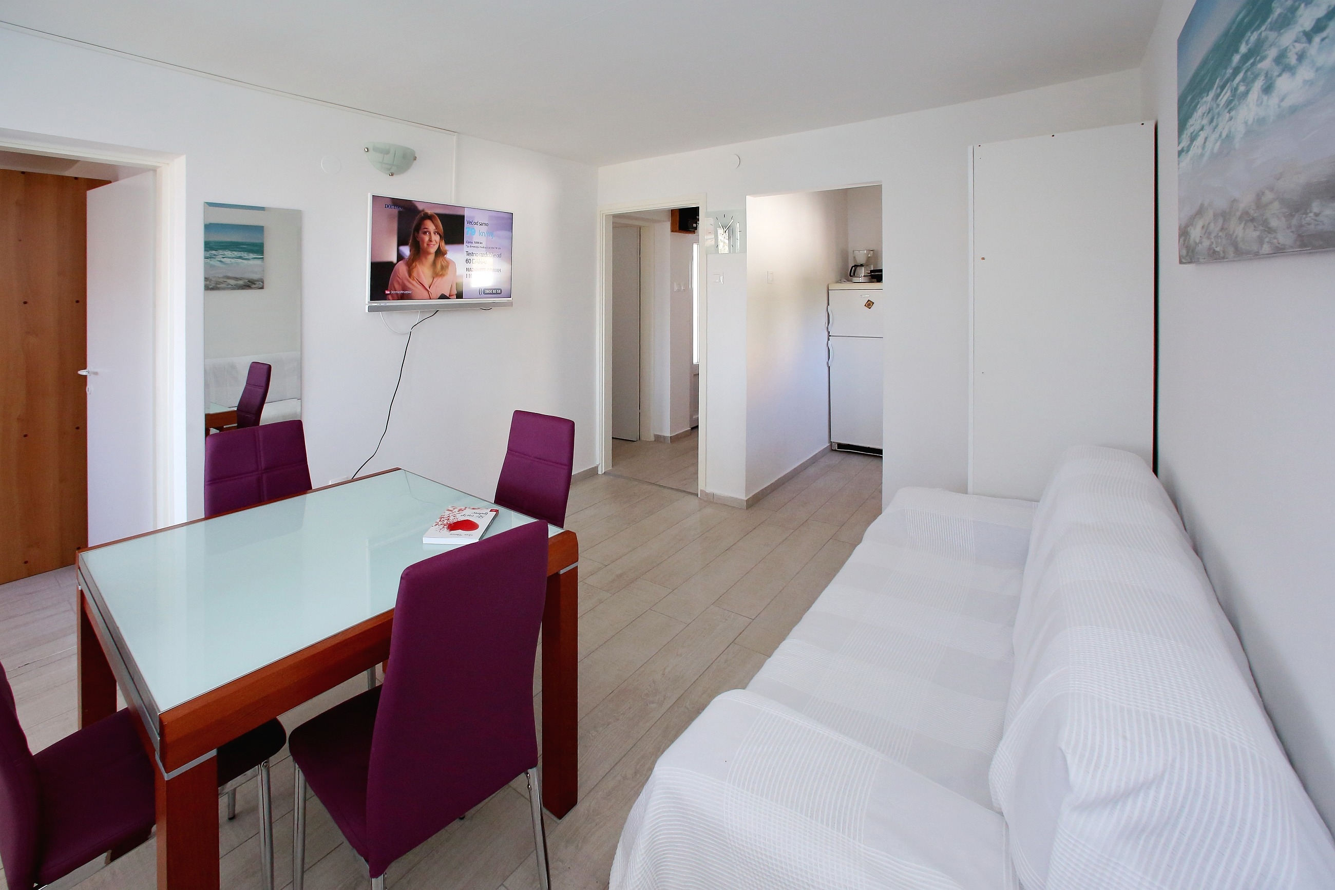 Two bedroom apartment with terrace and sea view Pag (A-24714-b)