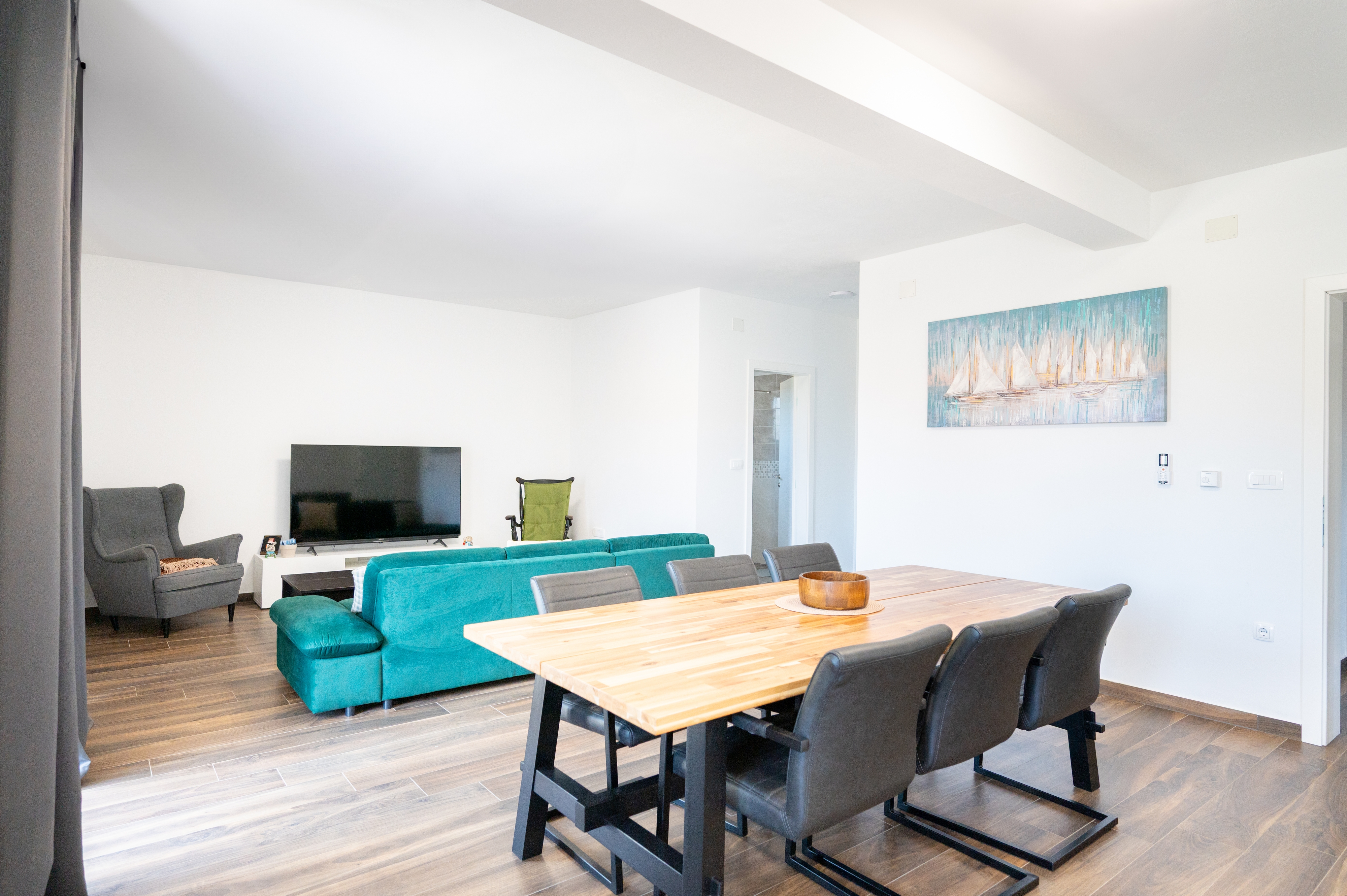 Trosobni apartman s terasom Biograd na Moru, Biograd  A-a