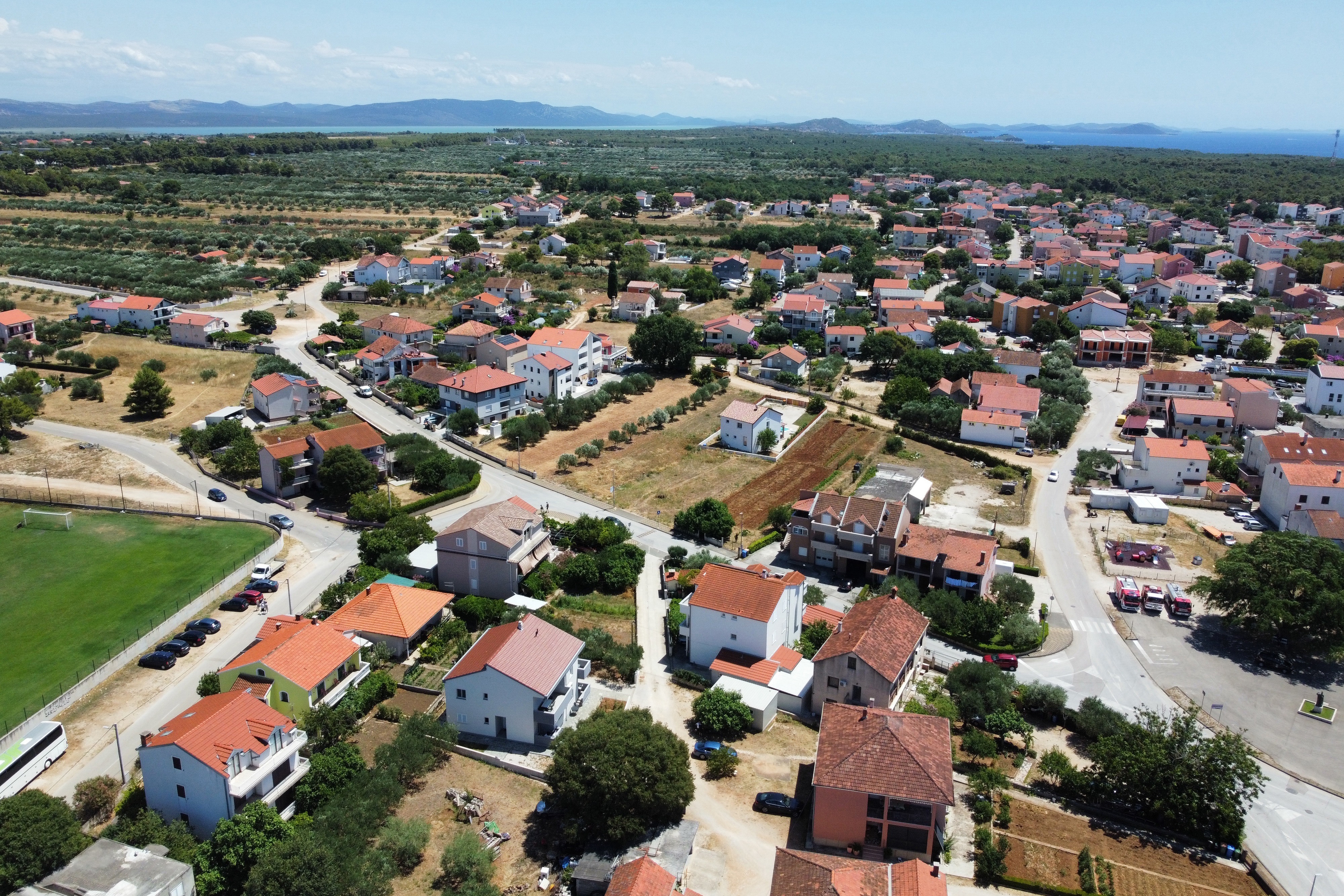 Trosobni apartman s terasom Biograd na Moru, Biograd  A-a
