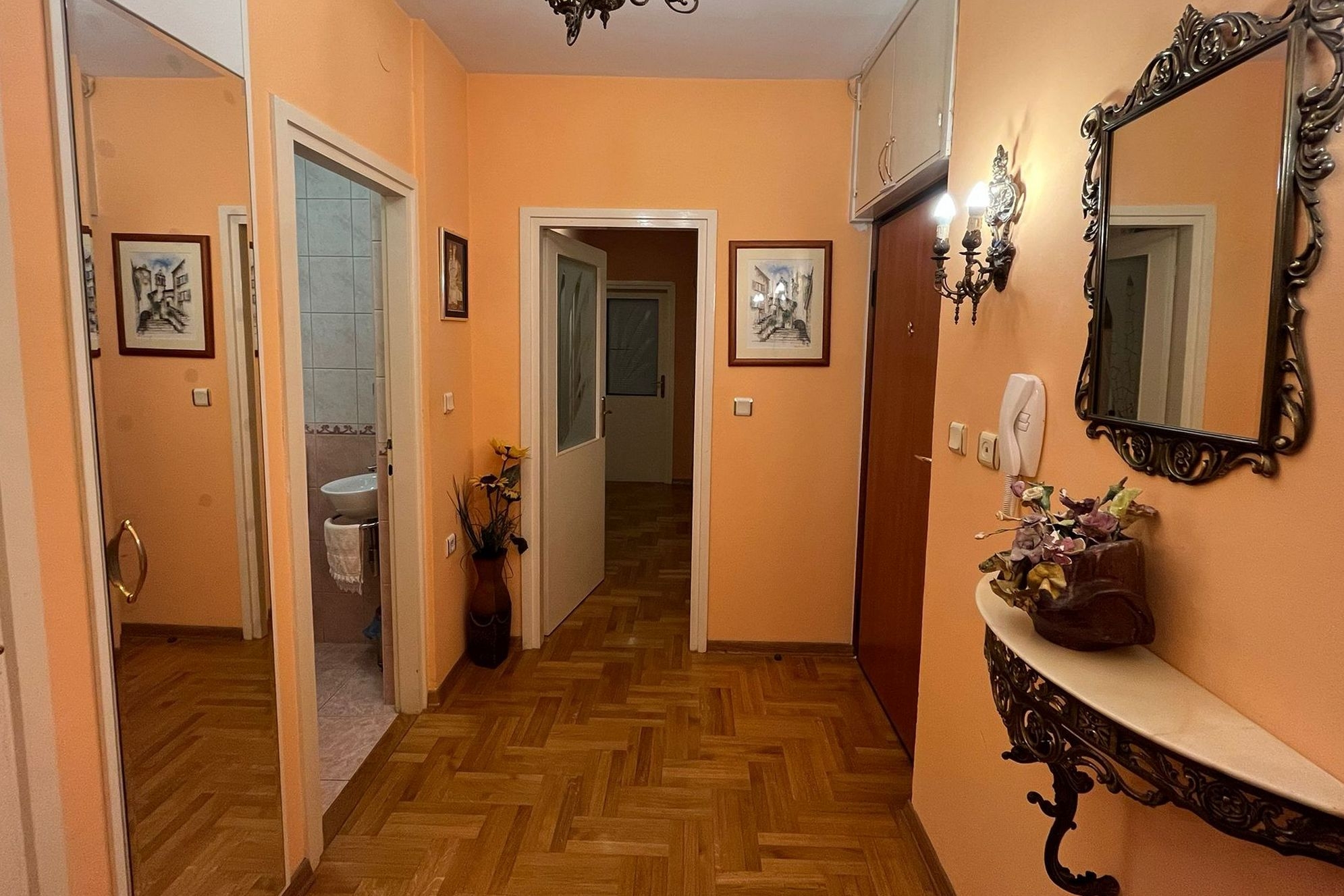 Jednosobni apartman s balkonom i pogledom na more Split  A-a