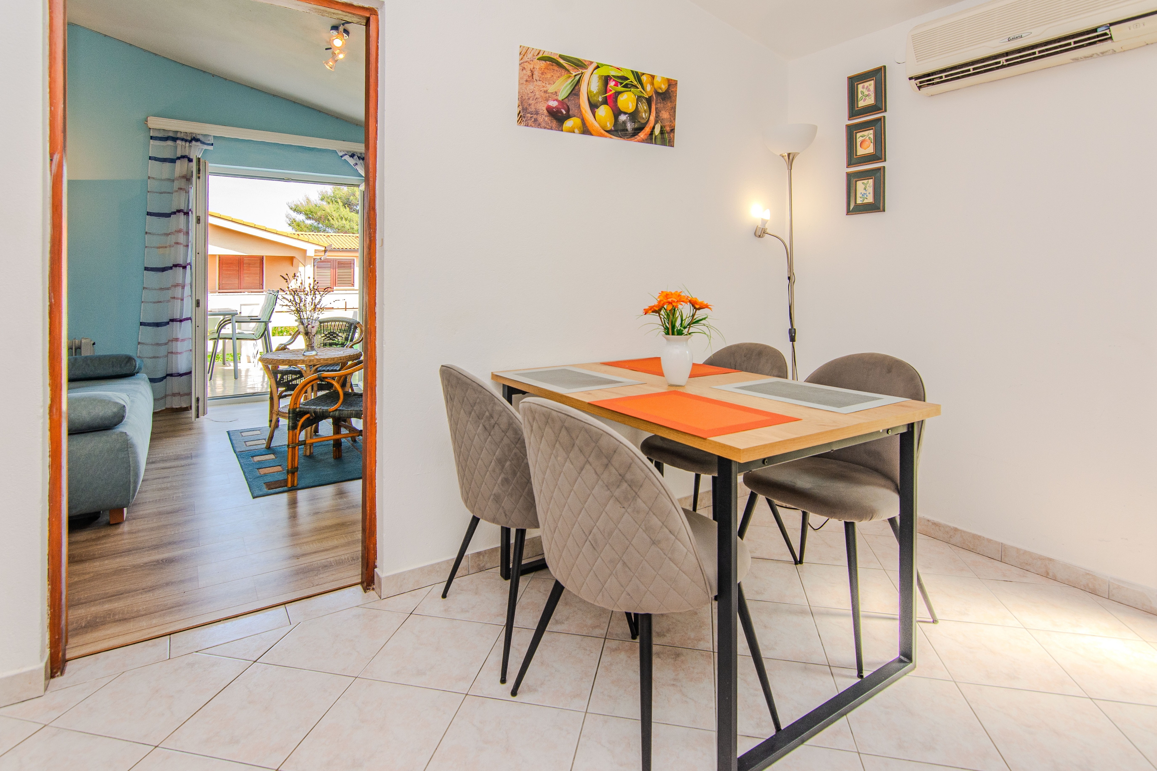 Two bedroom apartment with terrace Vir (A-24741-a)