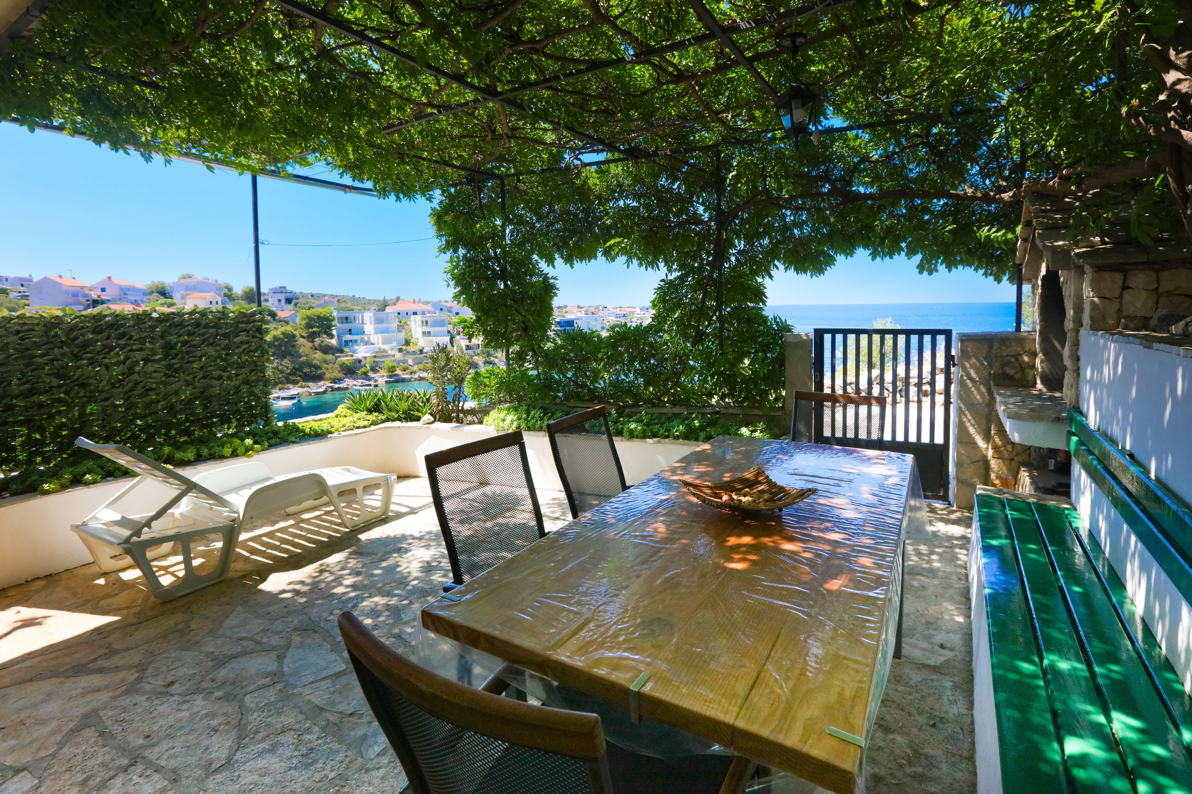 Three bedroom house with terrace and sea view Kanica, Rogoznica  K