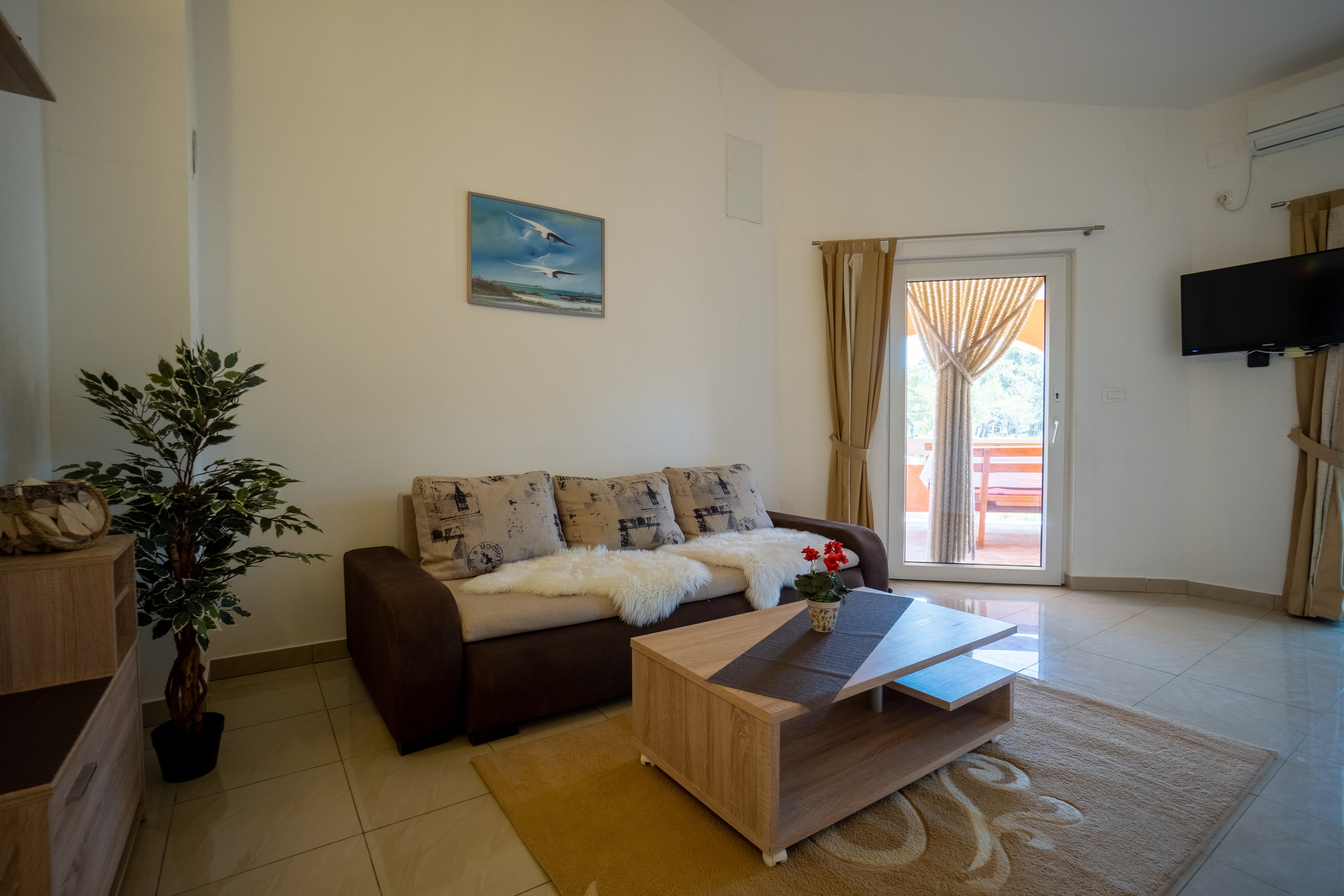 Two bedroom apartment near beach Vir (A-24755-e)