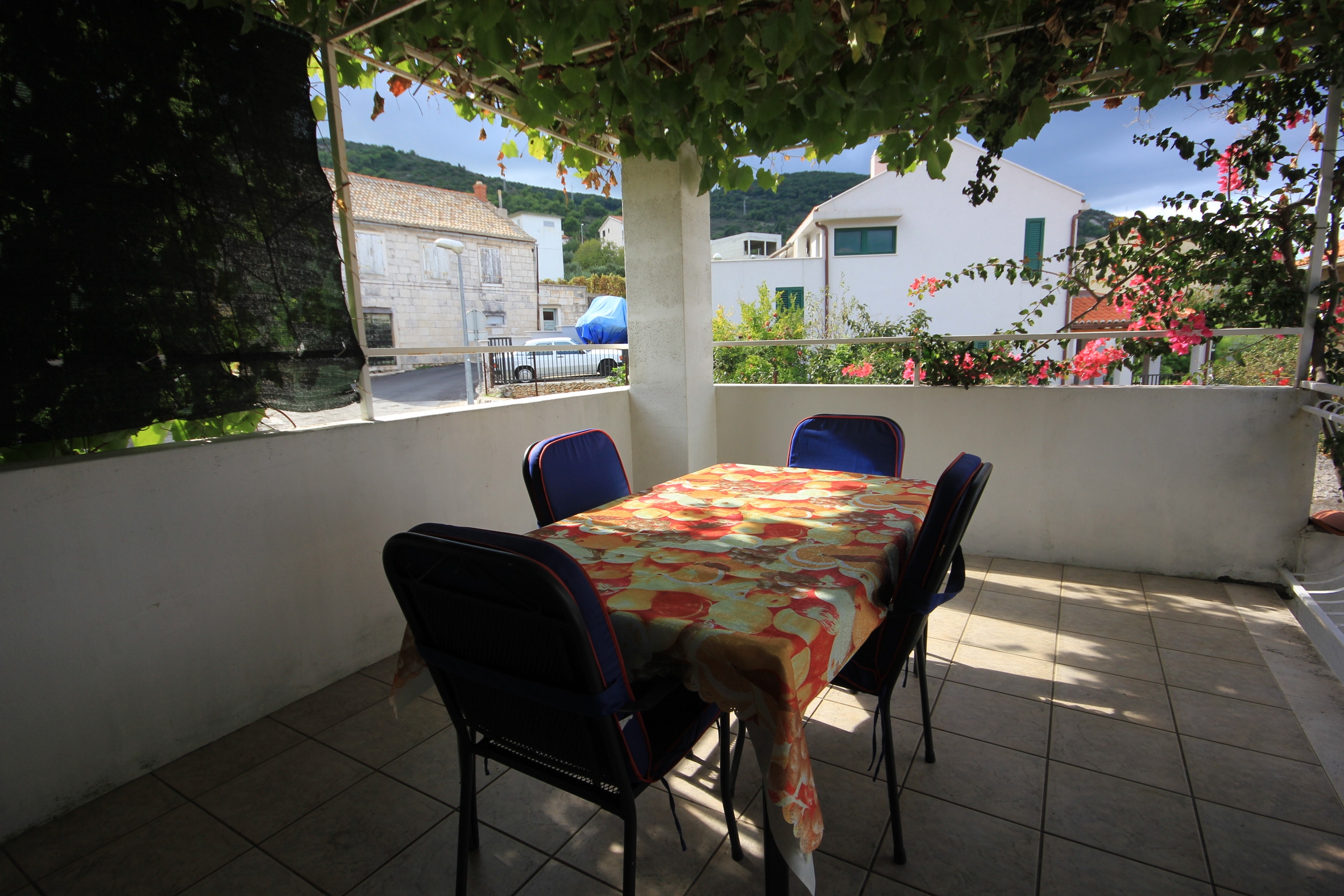 Studio flat with terrace and sea view Vis  AS-b