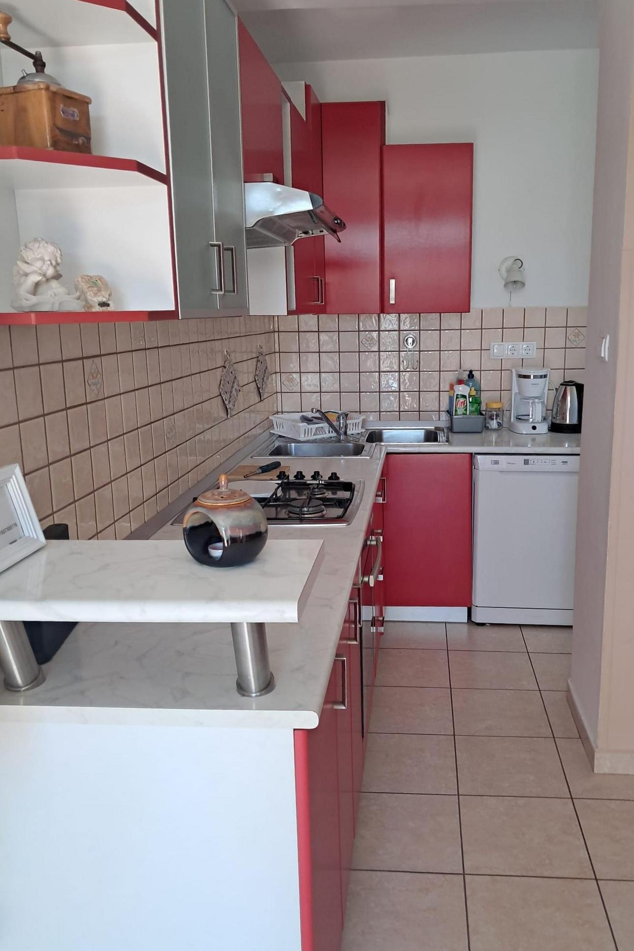 Enosobni apartma S teraso in pogledom na morje Rab  A-a