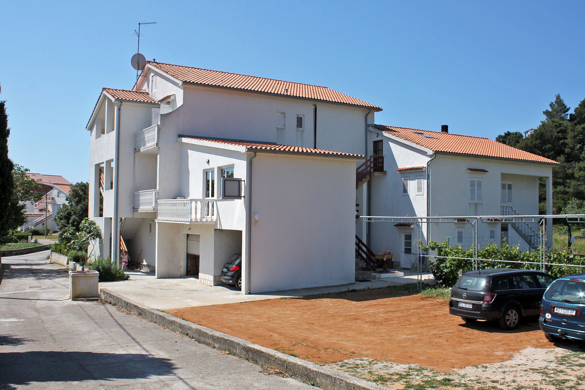 Enosobni apartma S teraso in pogledom na morje Rab  A-a