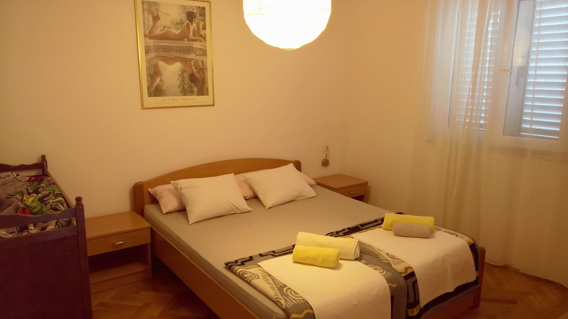 Trosoben apartma S teraso Pirovac, Šibenik  A-a