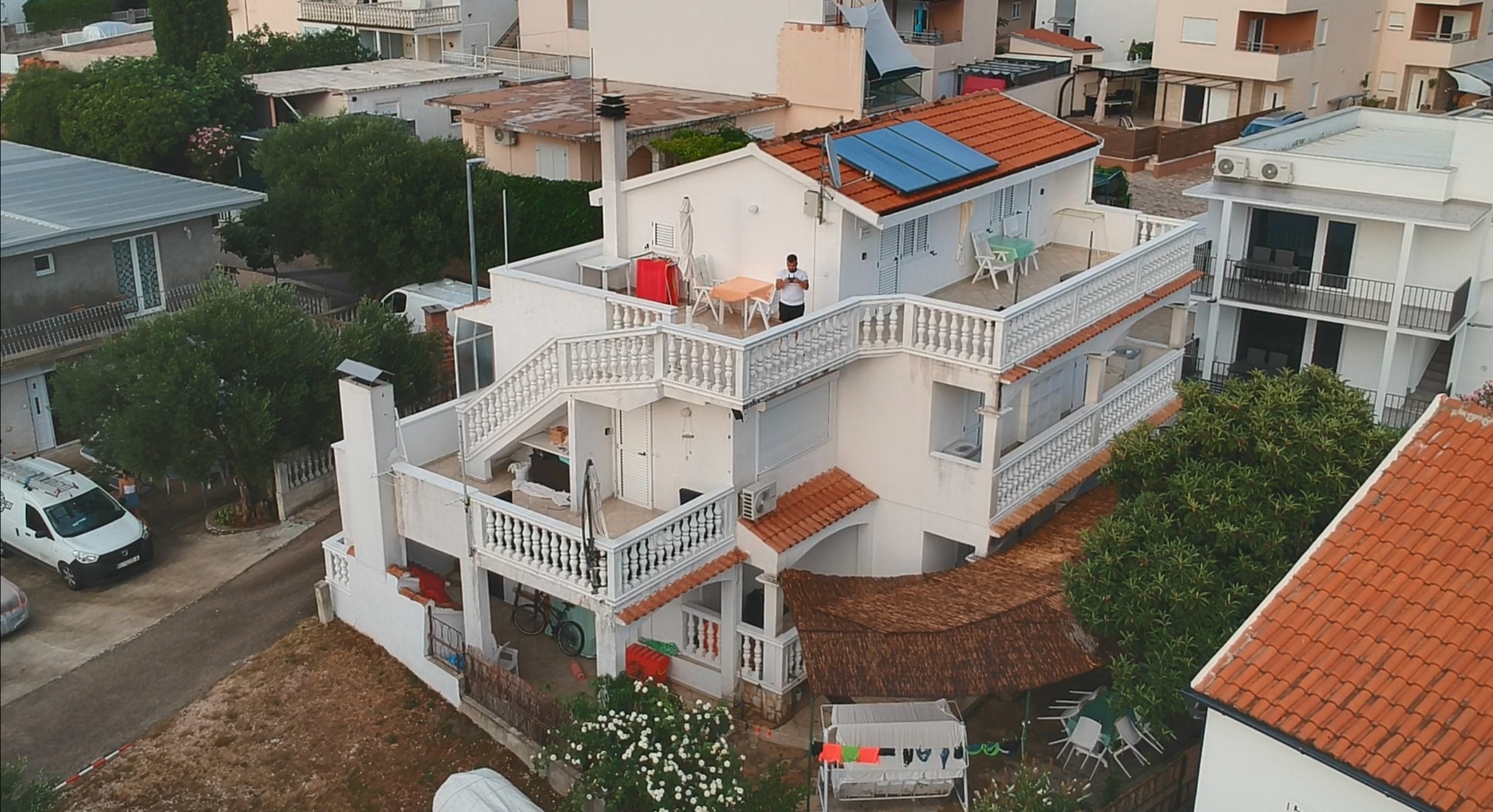 Studio apartman s terasom i pogledom na more Pirovac, Šibenik  AS-b