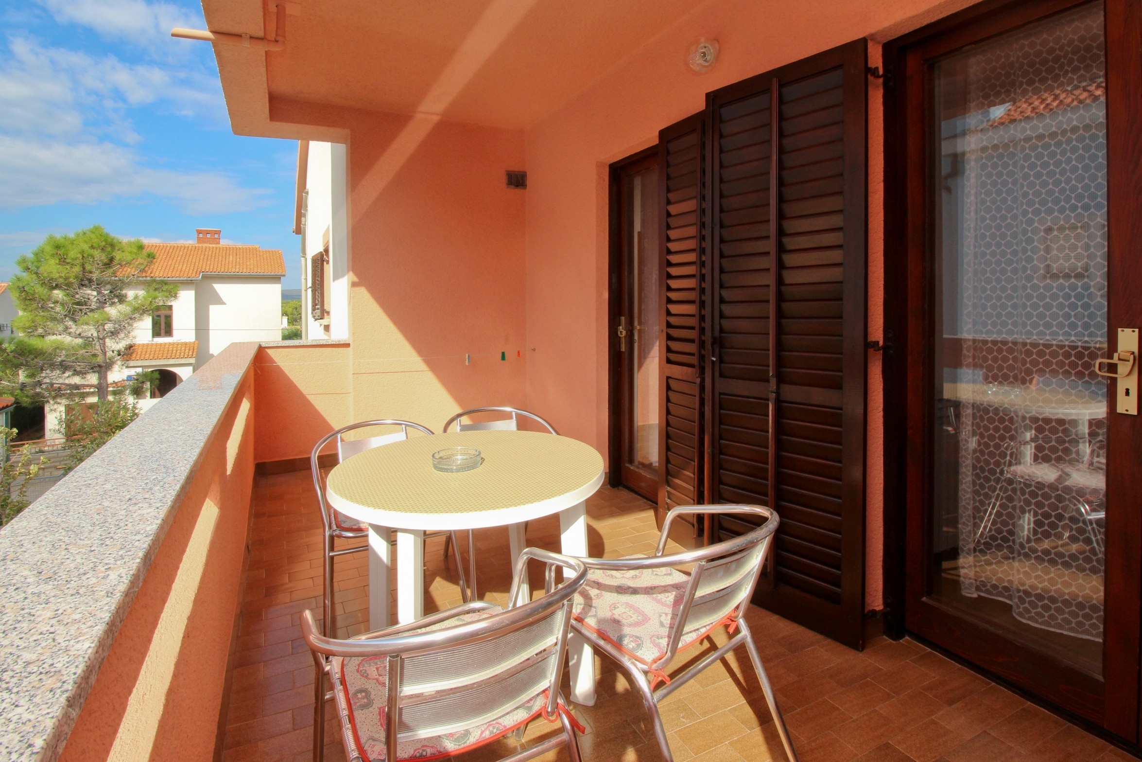 One bedroom apartment with terrace Punat, Krk (A-24845-a)