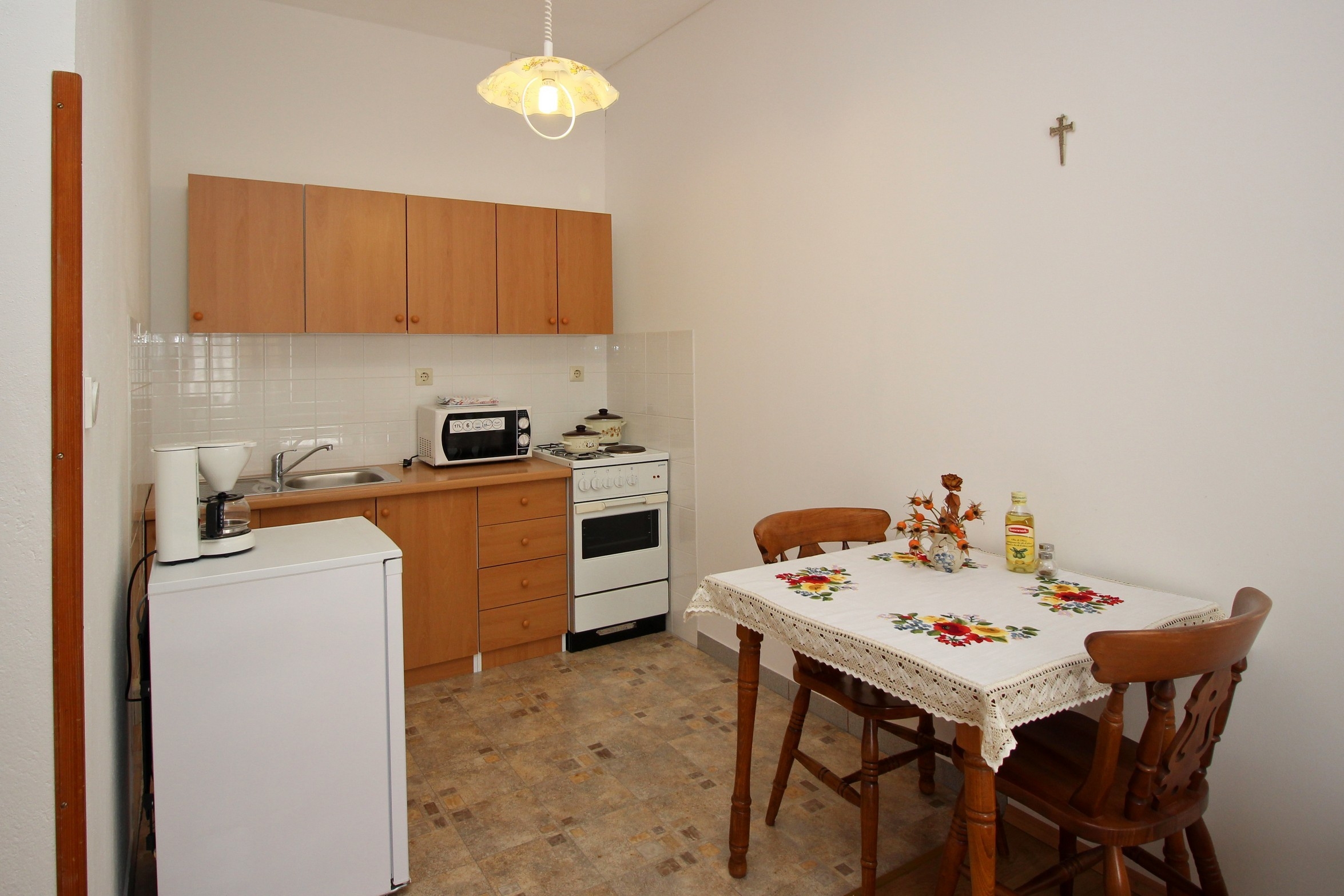 Studio flat with terrace Punat, Krk (AS-24845-a)